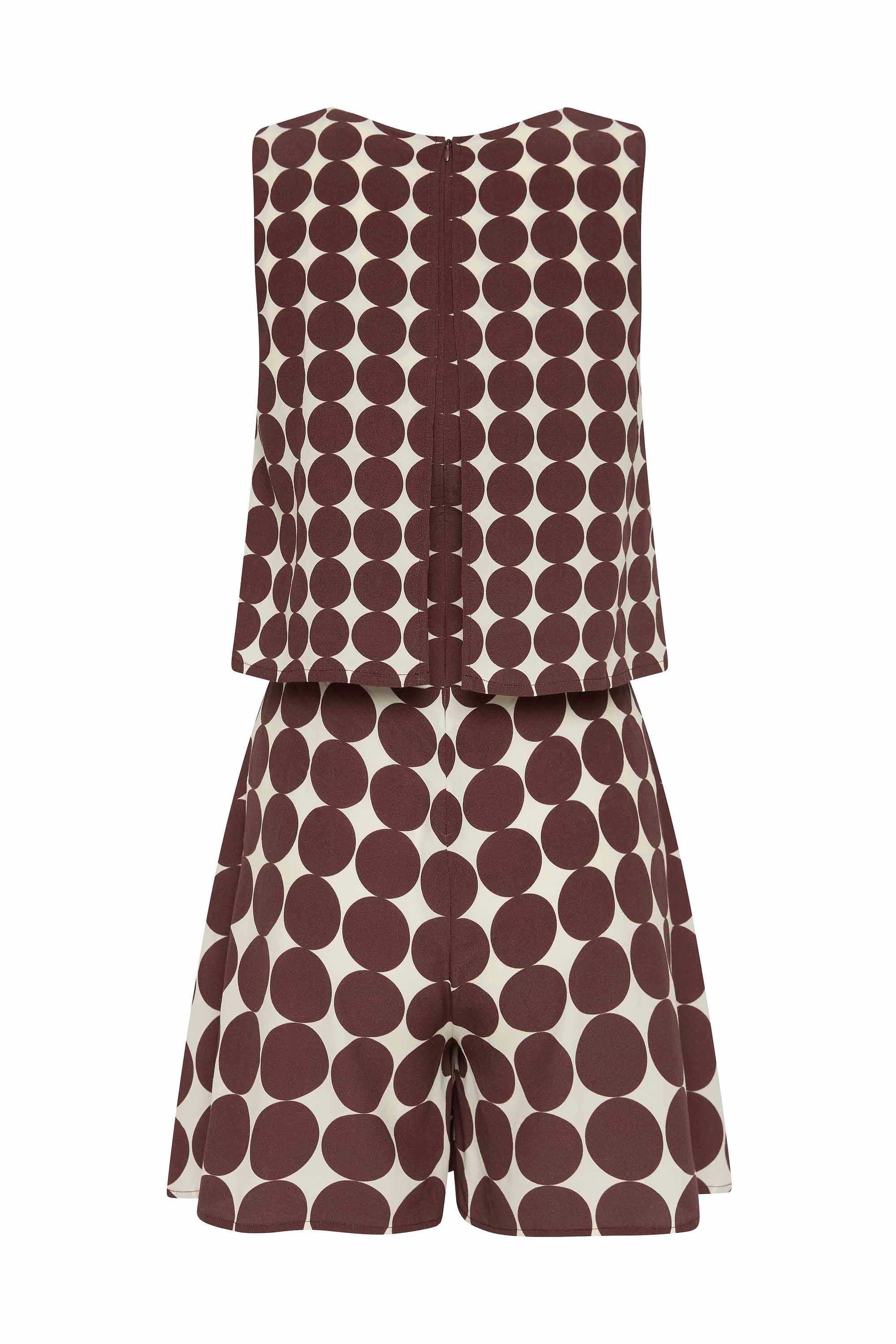 Charlie Playsuit In Cocoa
