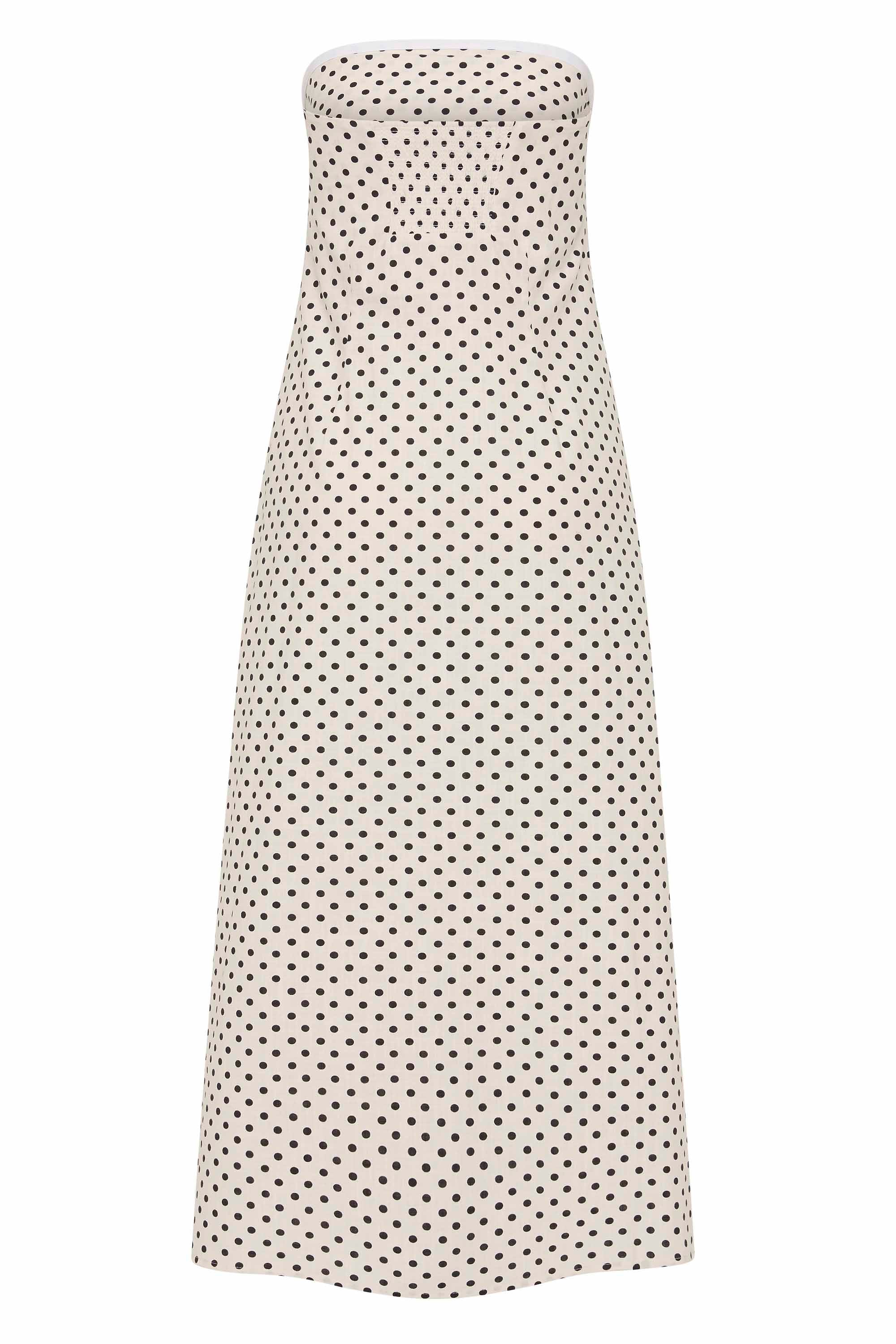 Gina Dress In Coco Spot