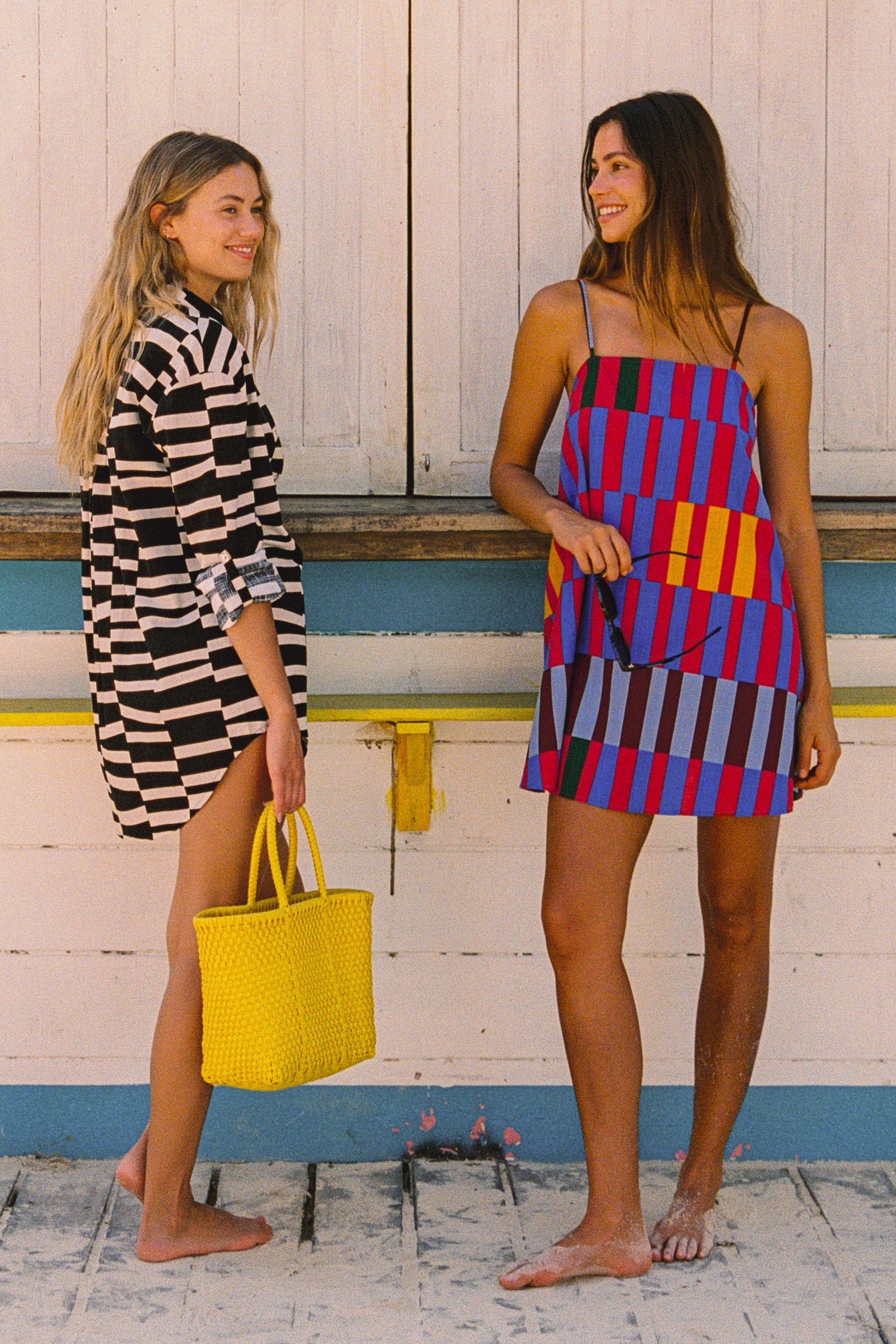 Ramie Mini Dress In Ataya