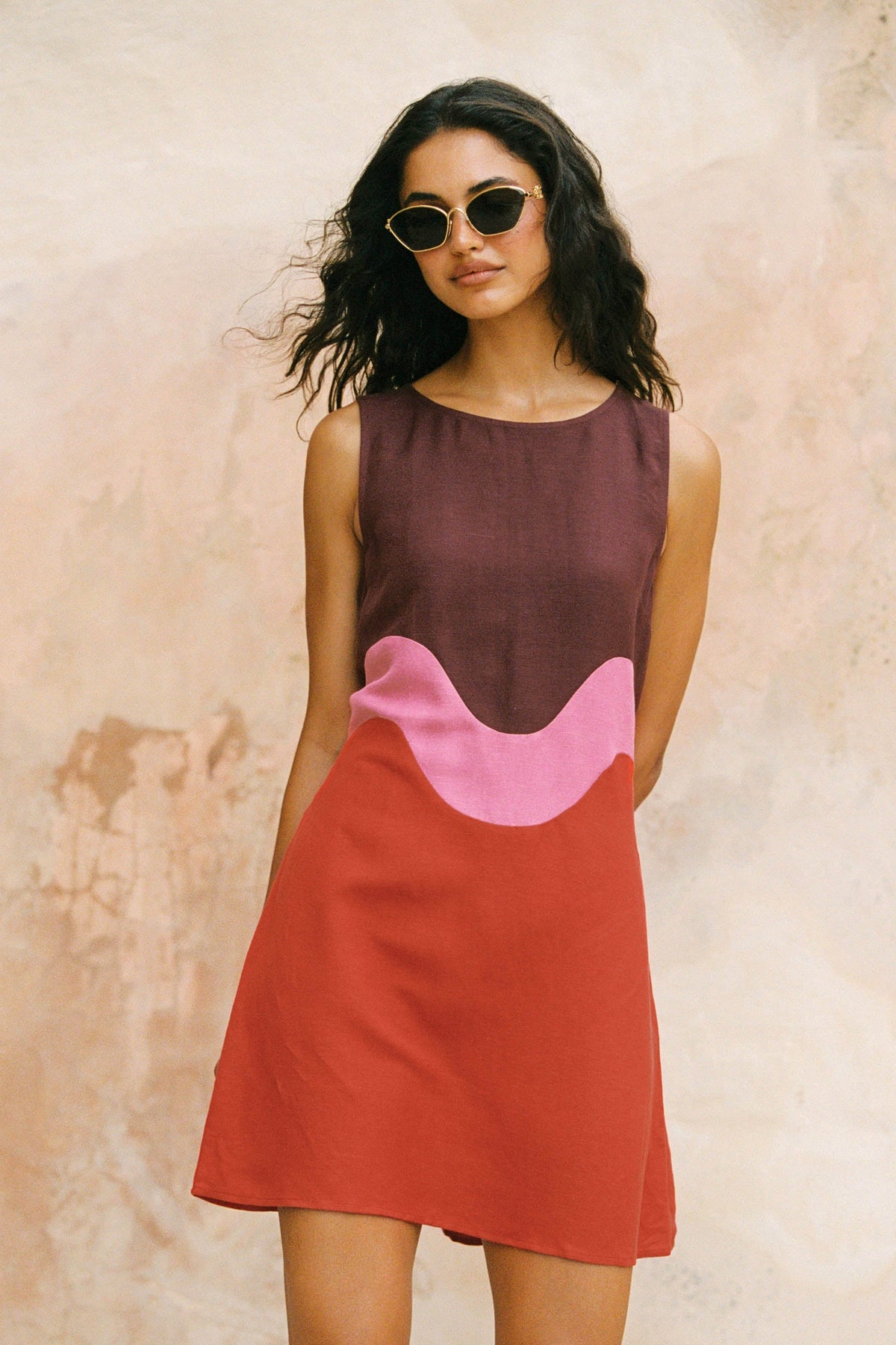 Binnie Mini Dress In BonBon