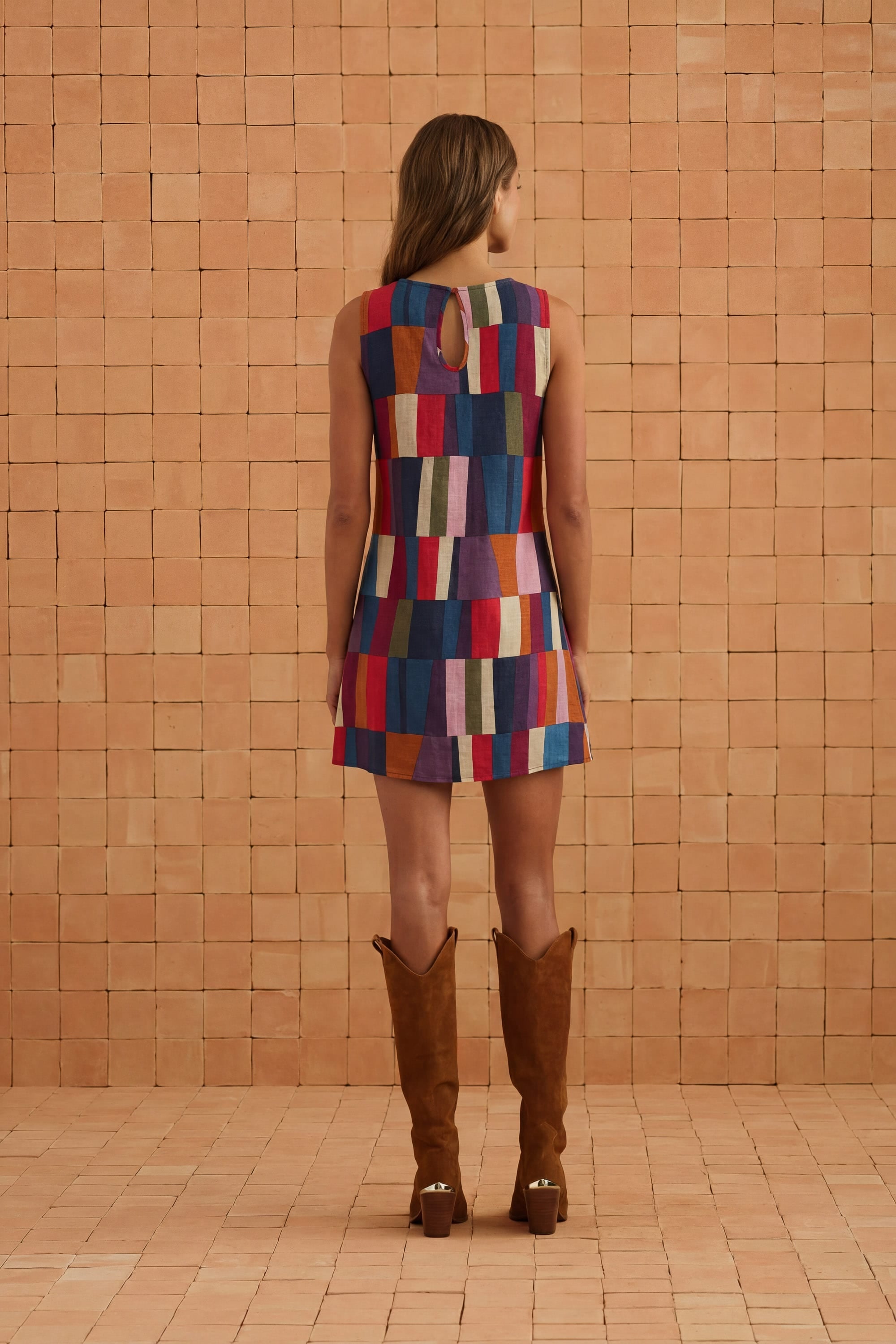 Binnie Mini Dress In Forget Me Not