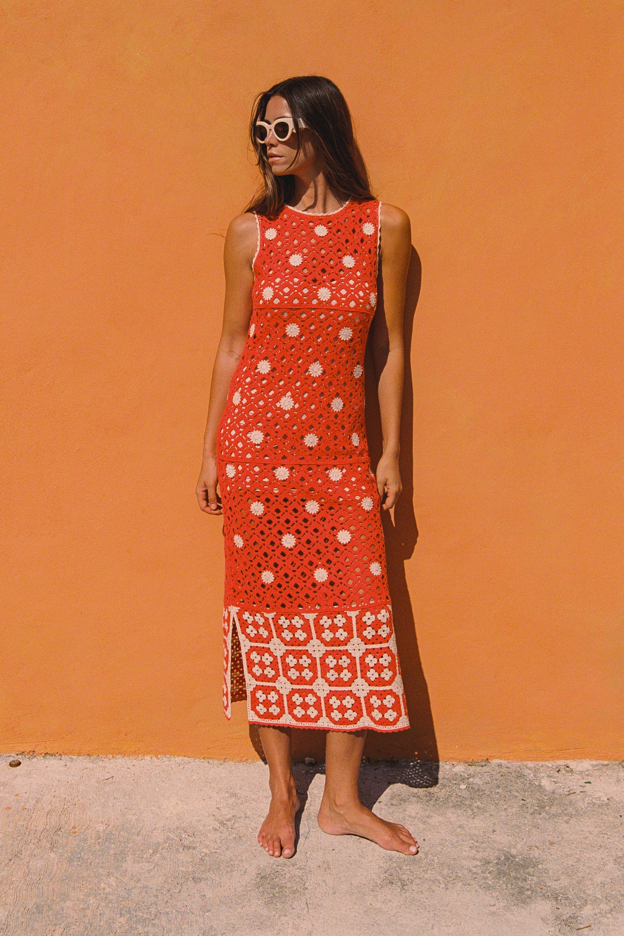 Bon Dress In Guava