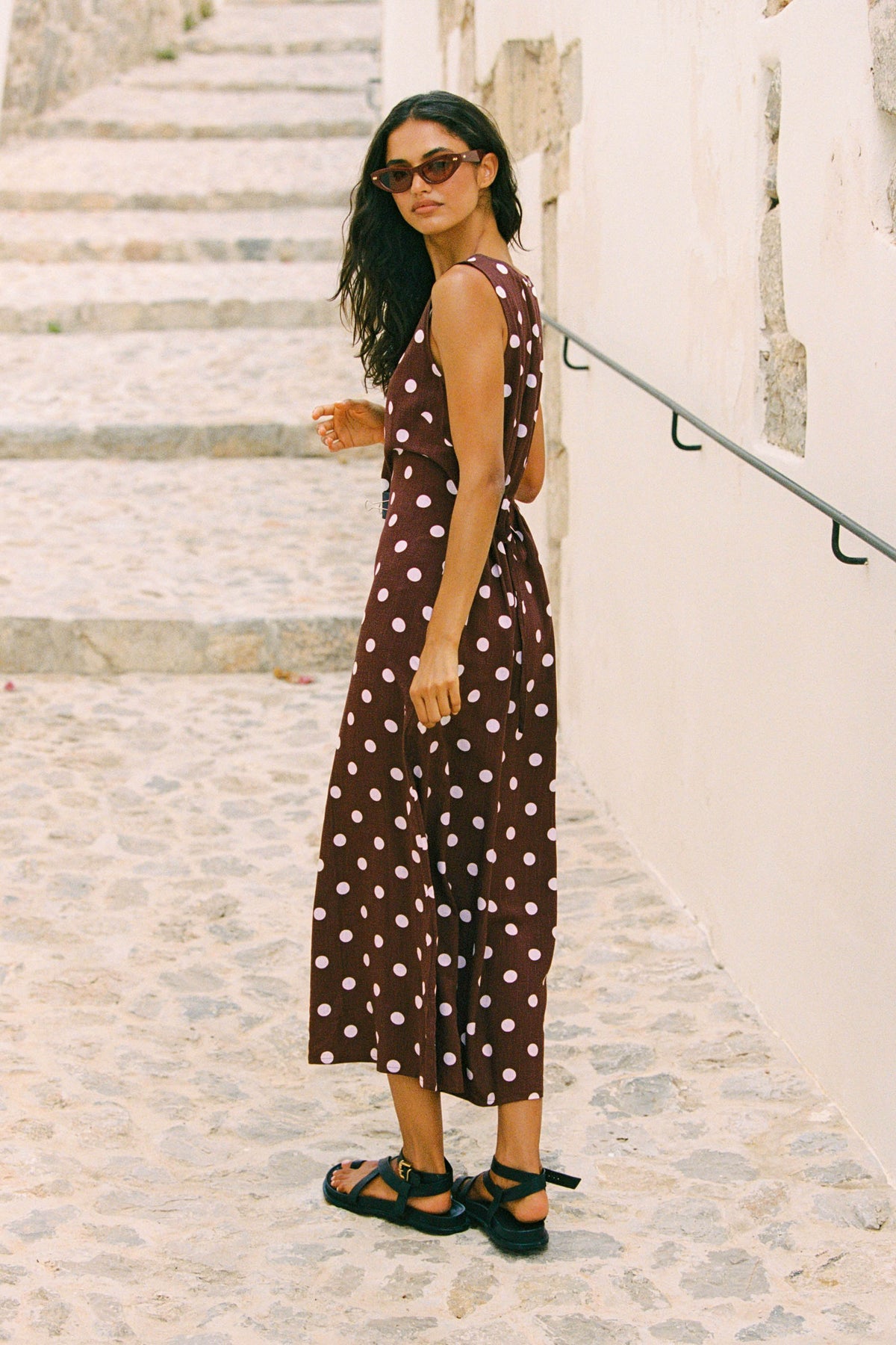Candy Midi Dress In Cookies and Cream