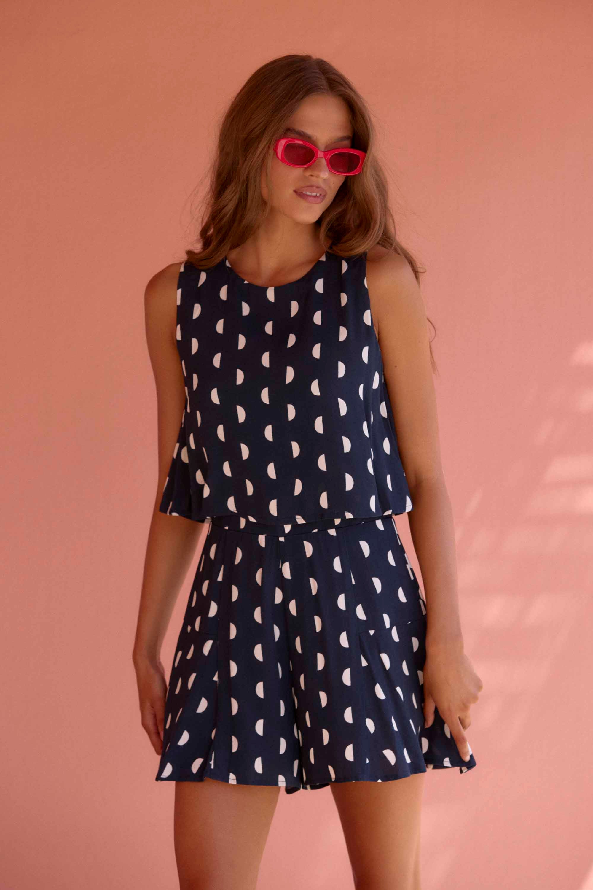 Charlie Romper In Lune