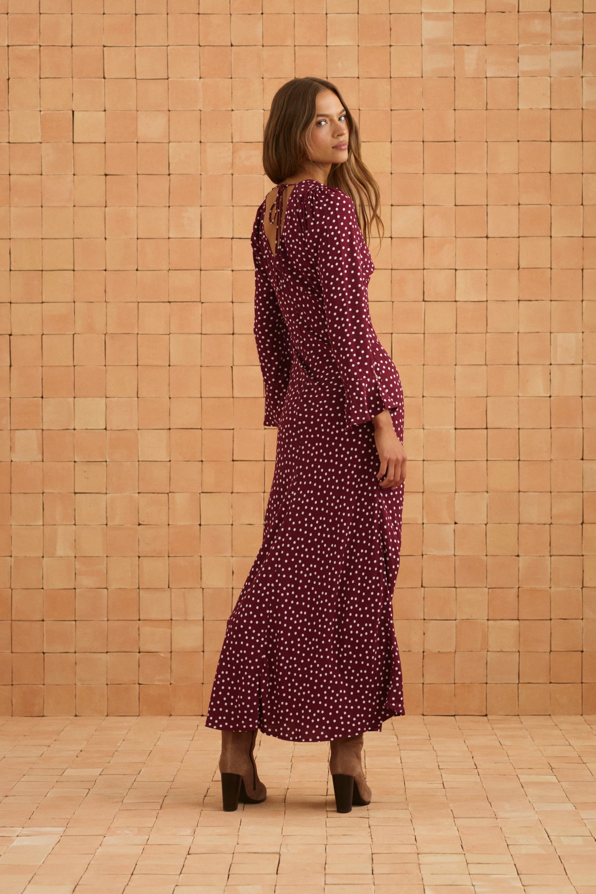Charlotte Dress In Dusty