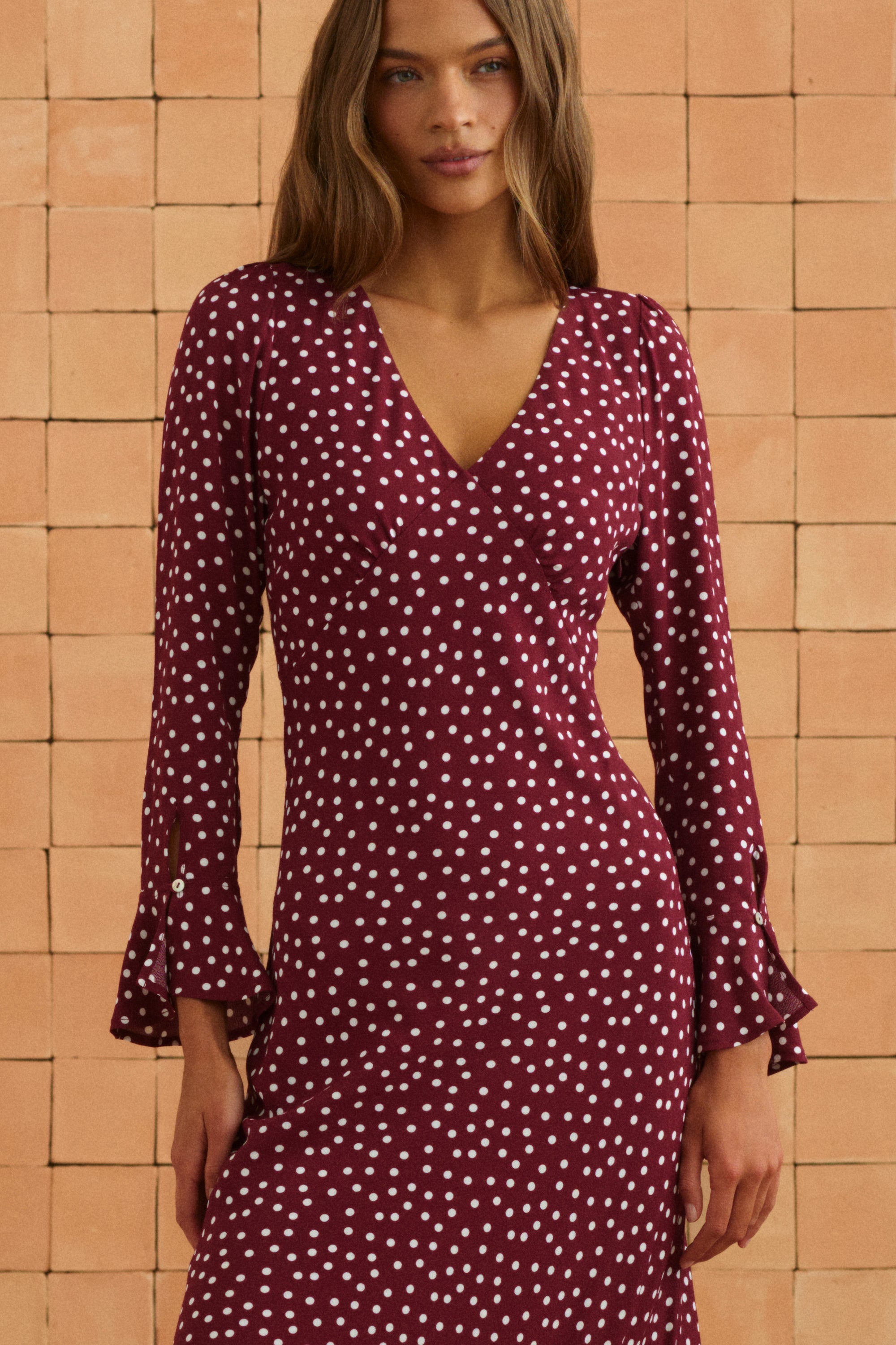 Charlotte Dress In Dusty