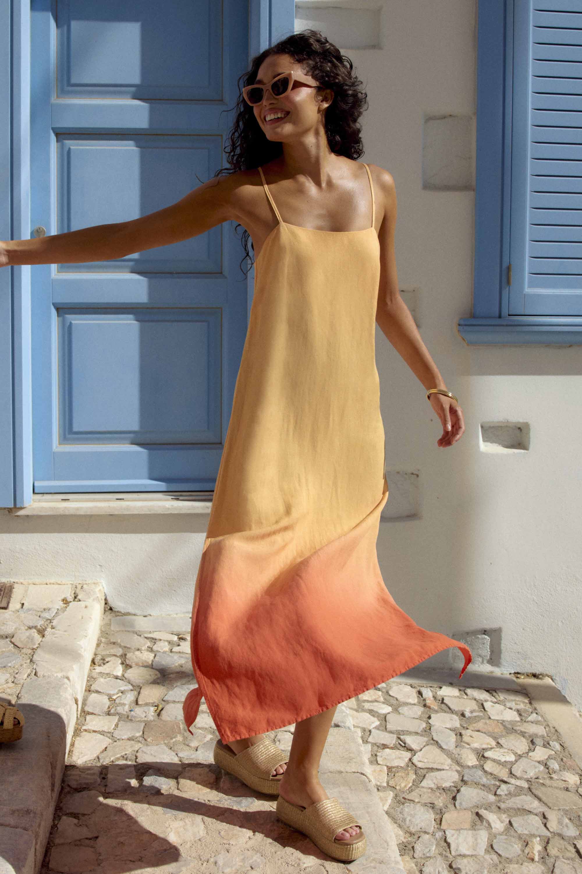 Clara Maxi Dress In Mello