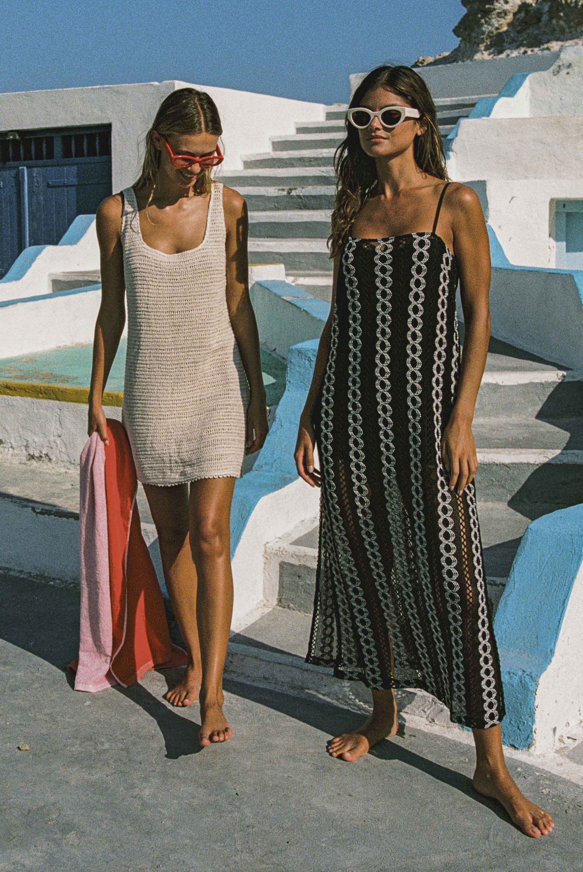 Coco Mini Dress In Ecru