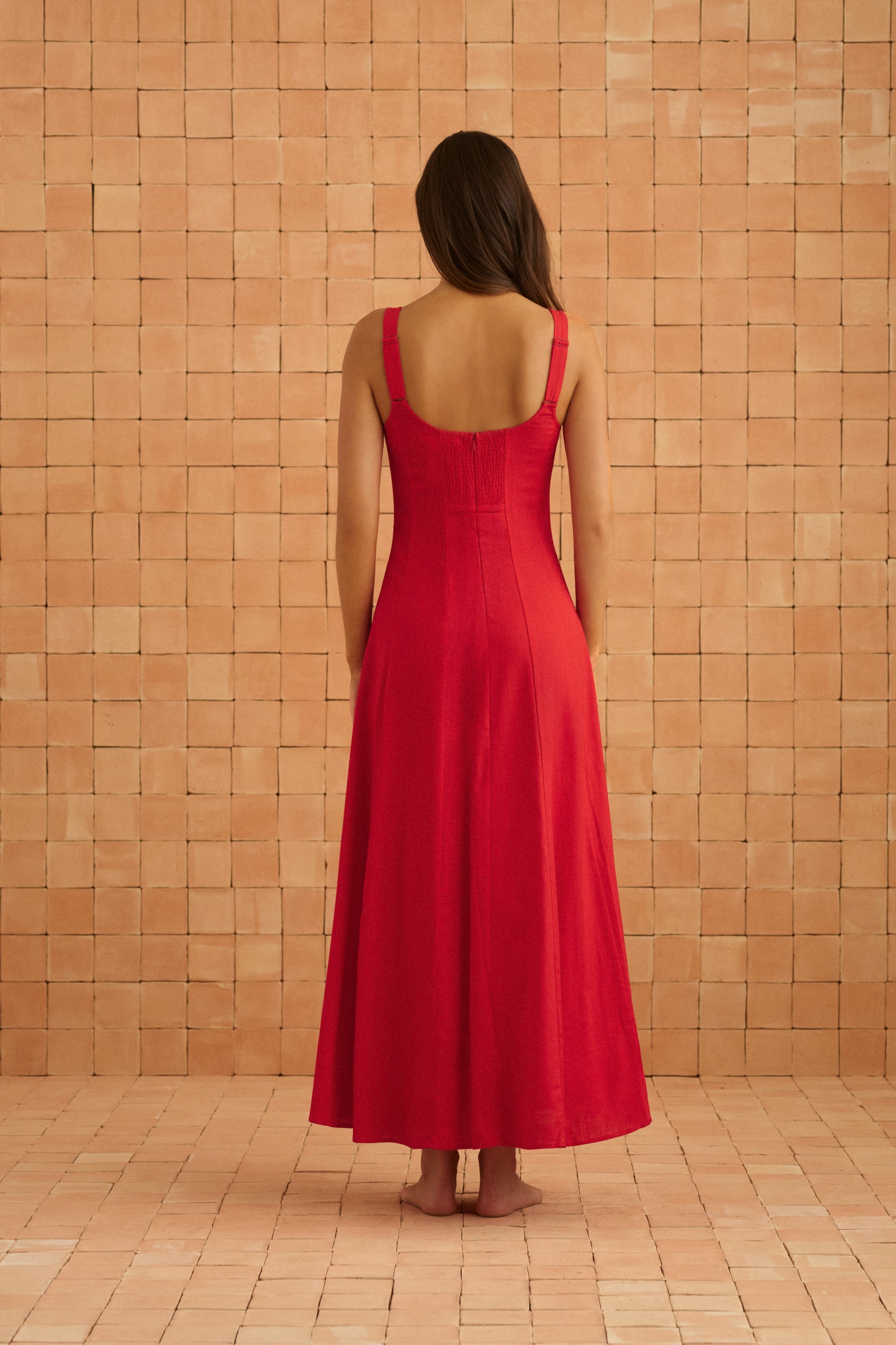 Daphne Dress In Poppy