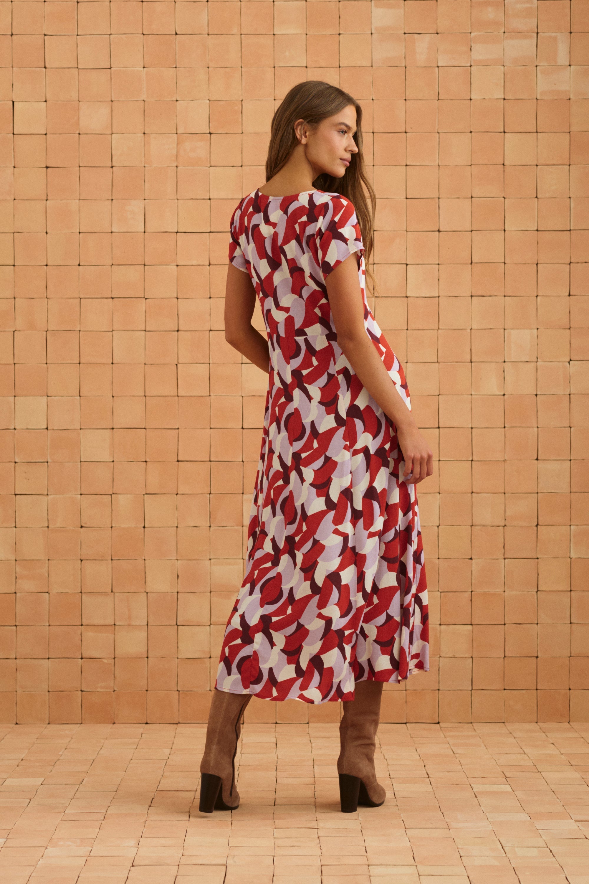Elani Dress In Sweet Pea