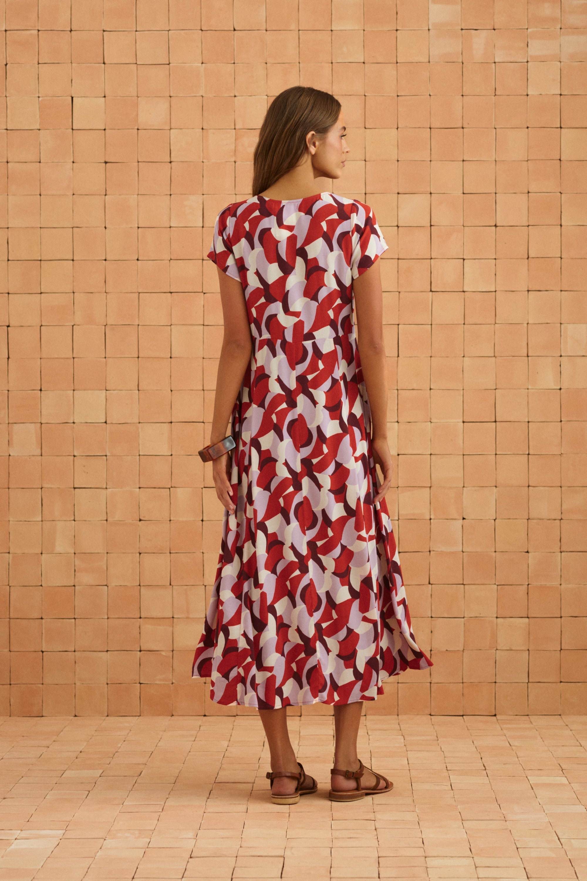 Elani Dress In Sweet Pea