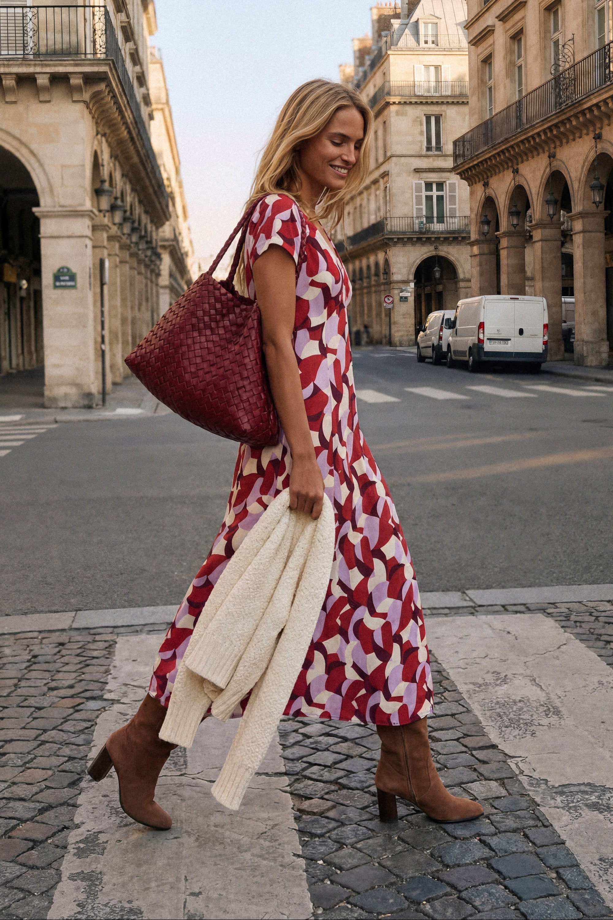 Elani Dress In Sweet Pea