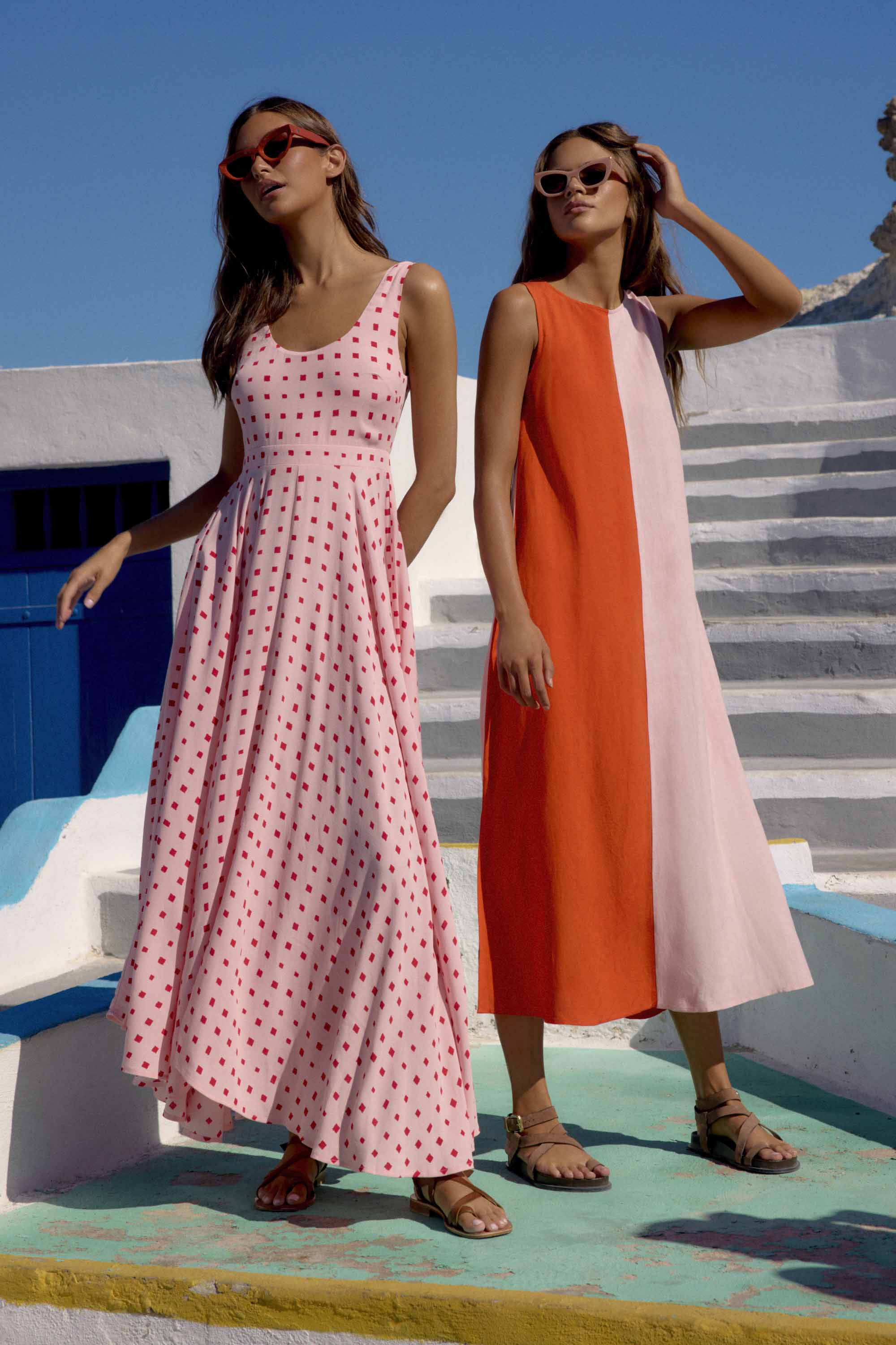 Elka Dress In Sunrise