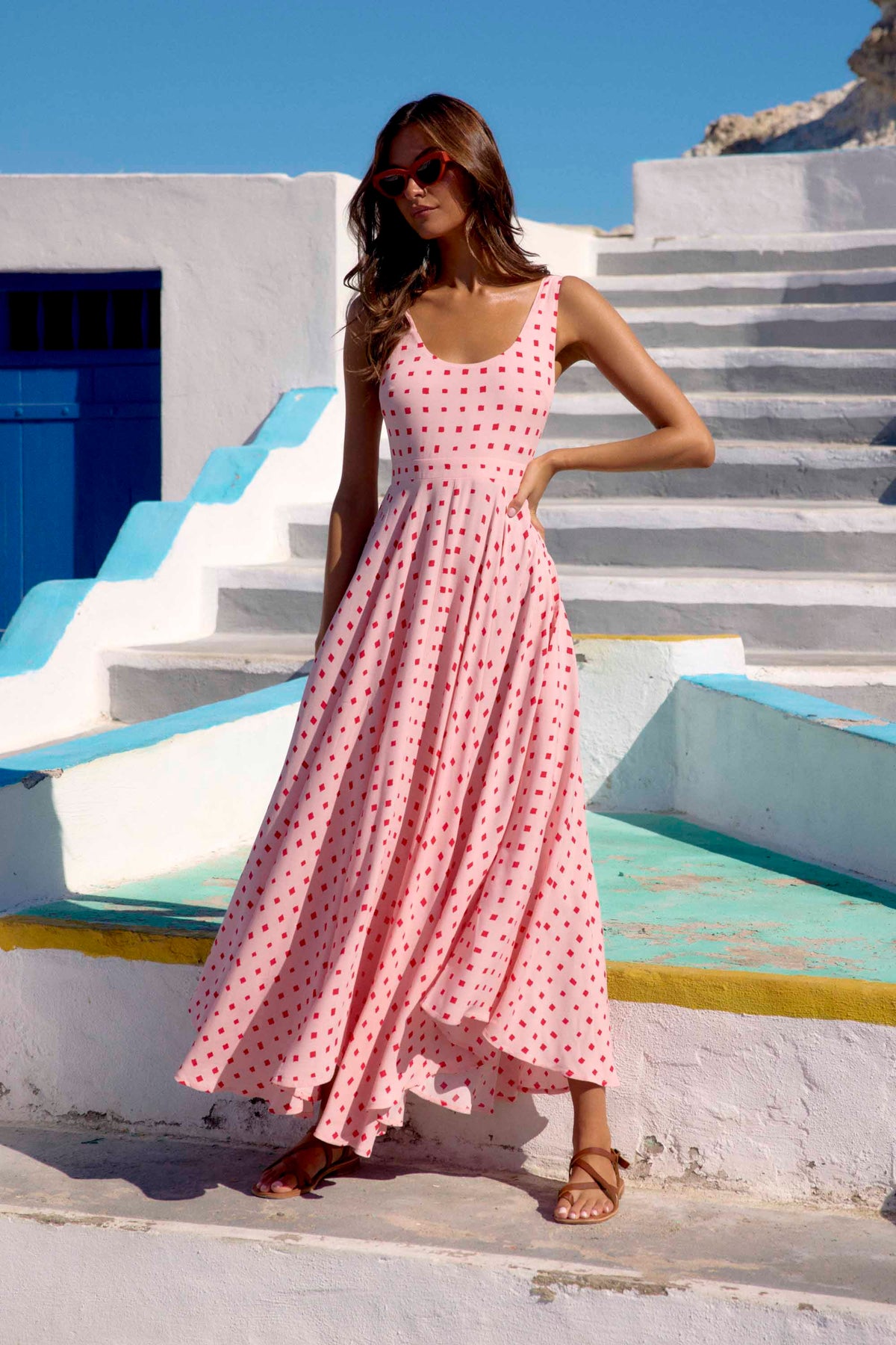Elka Dress In Sunrise | USA