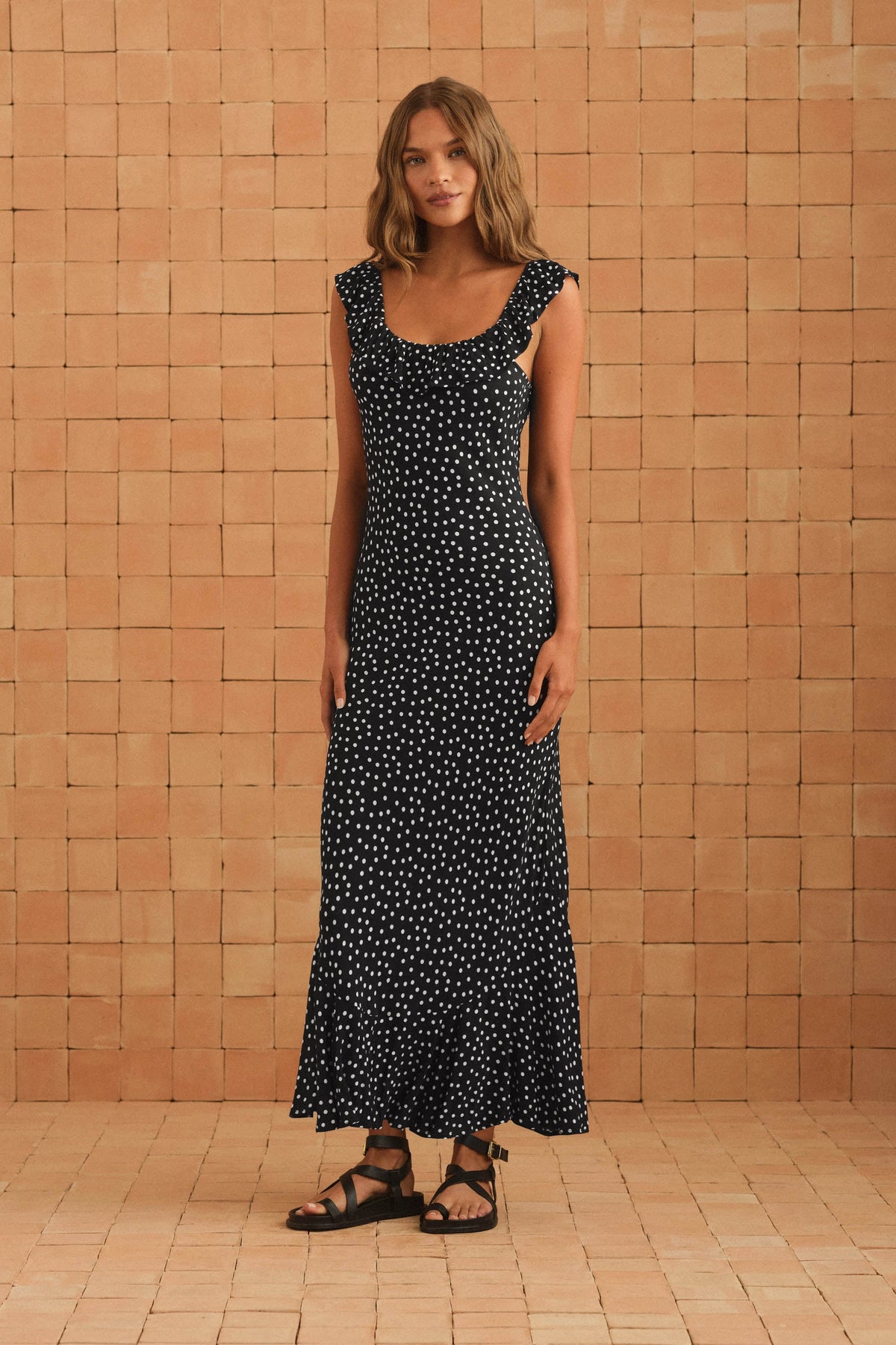 Faye Dress In Negroni