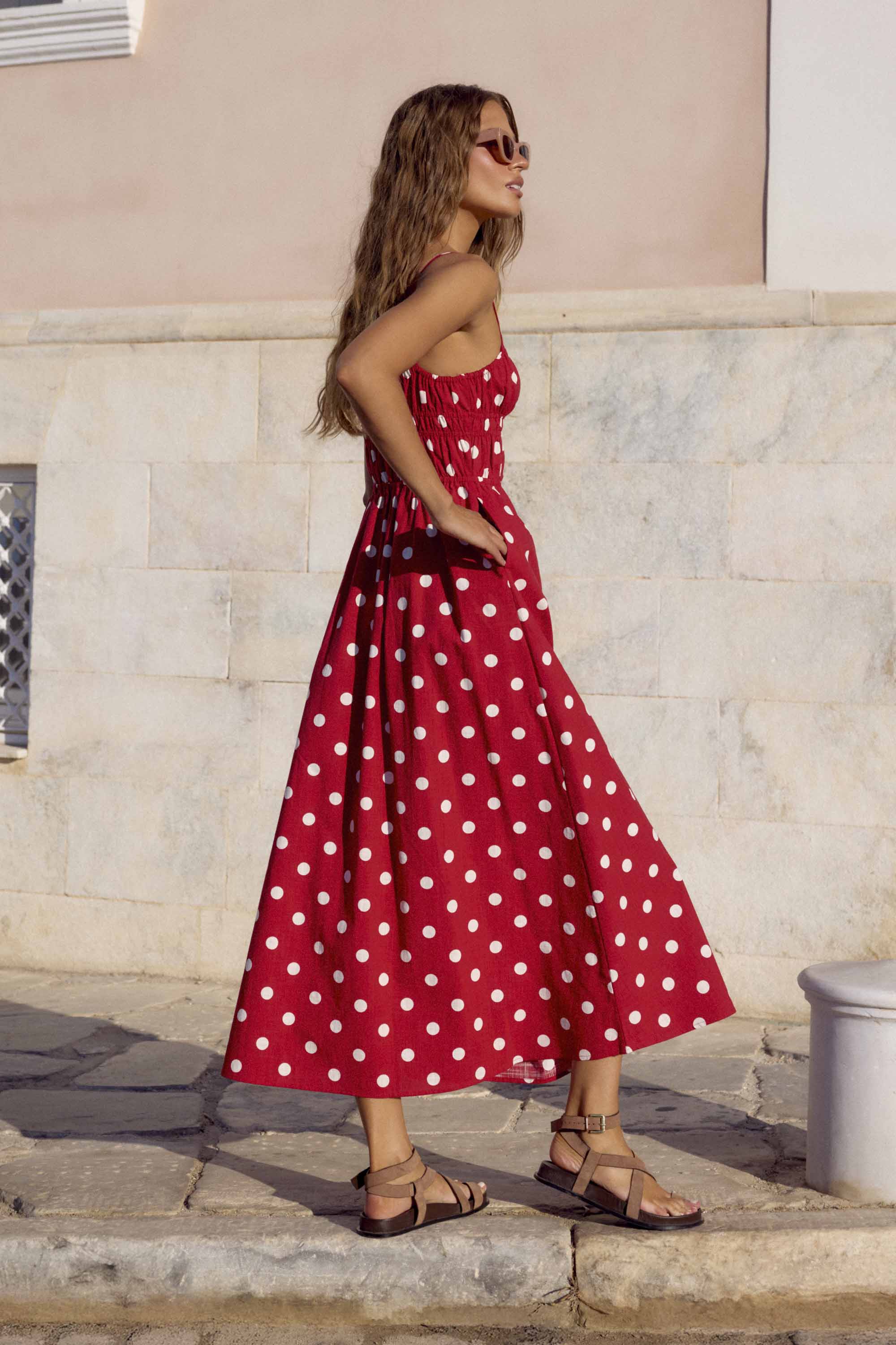 Gigi Dress In Chili