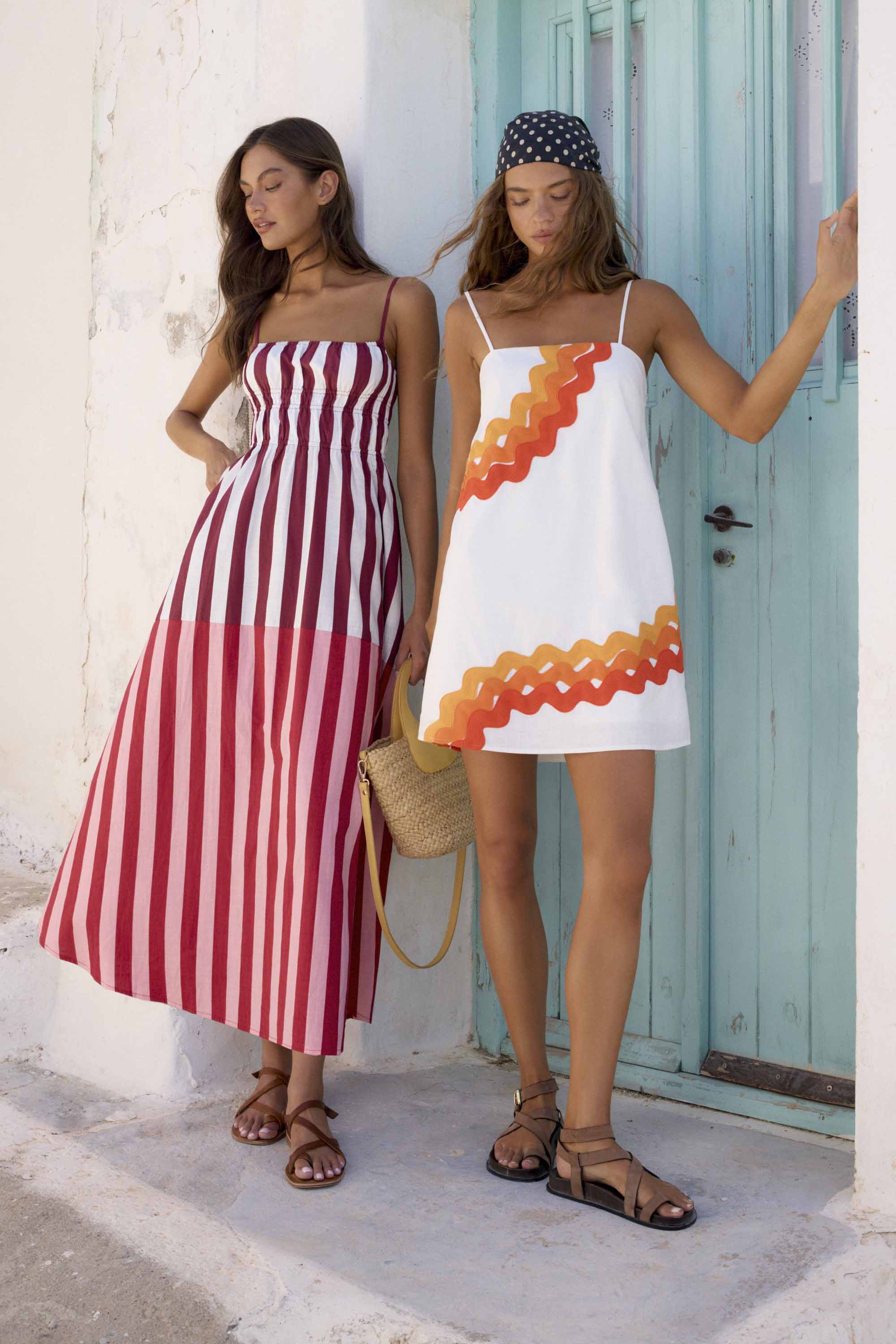 Clara Dress In Sunburst Ric Rac