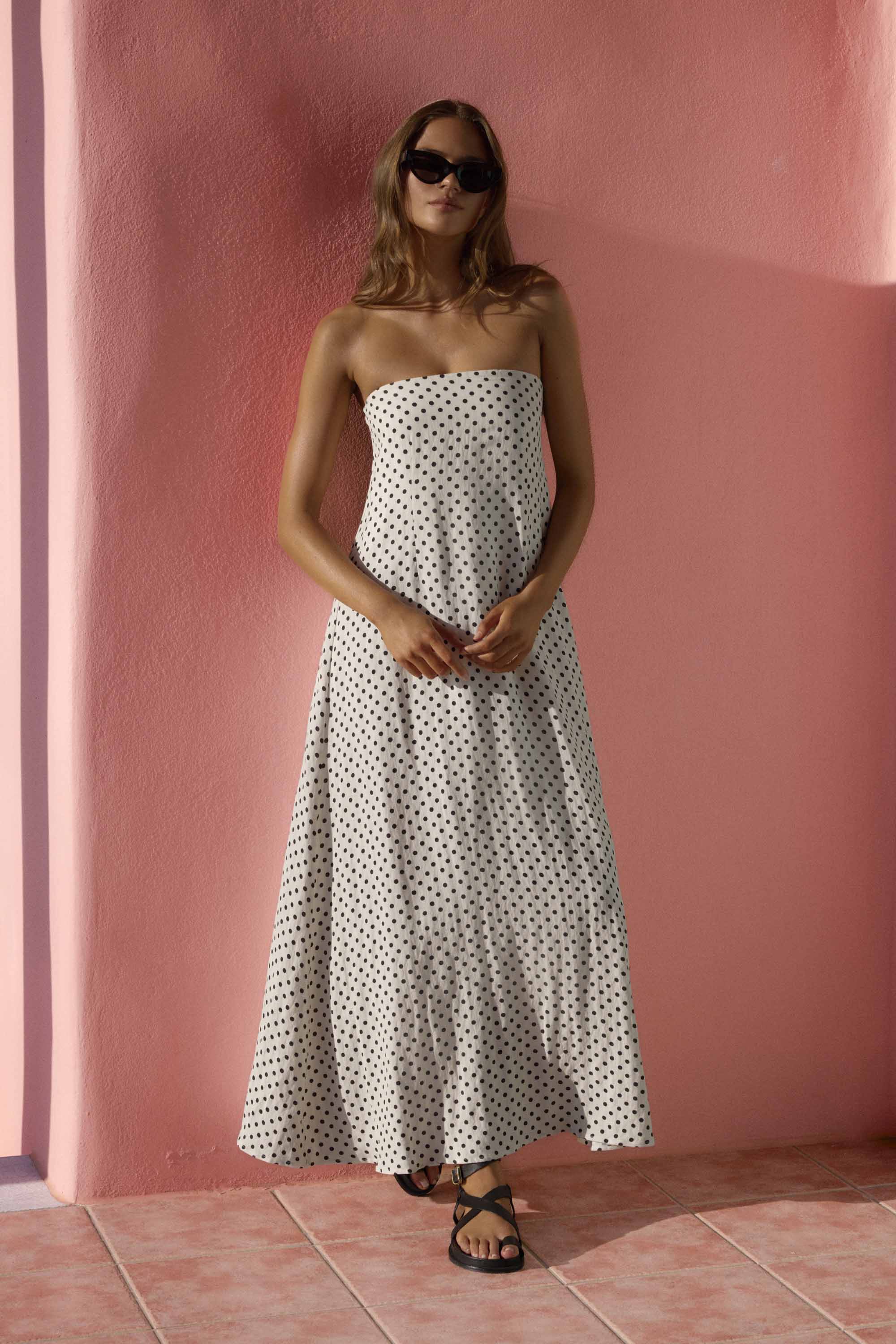 Gina Dress In Coco Spot