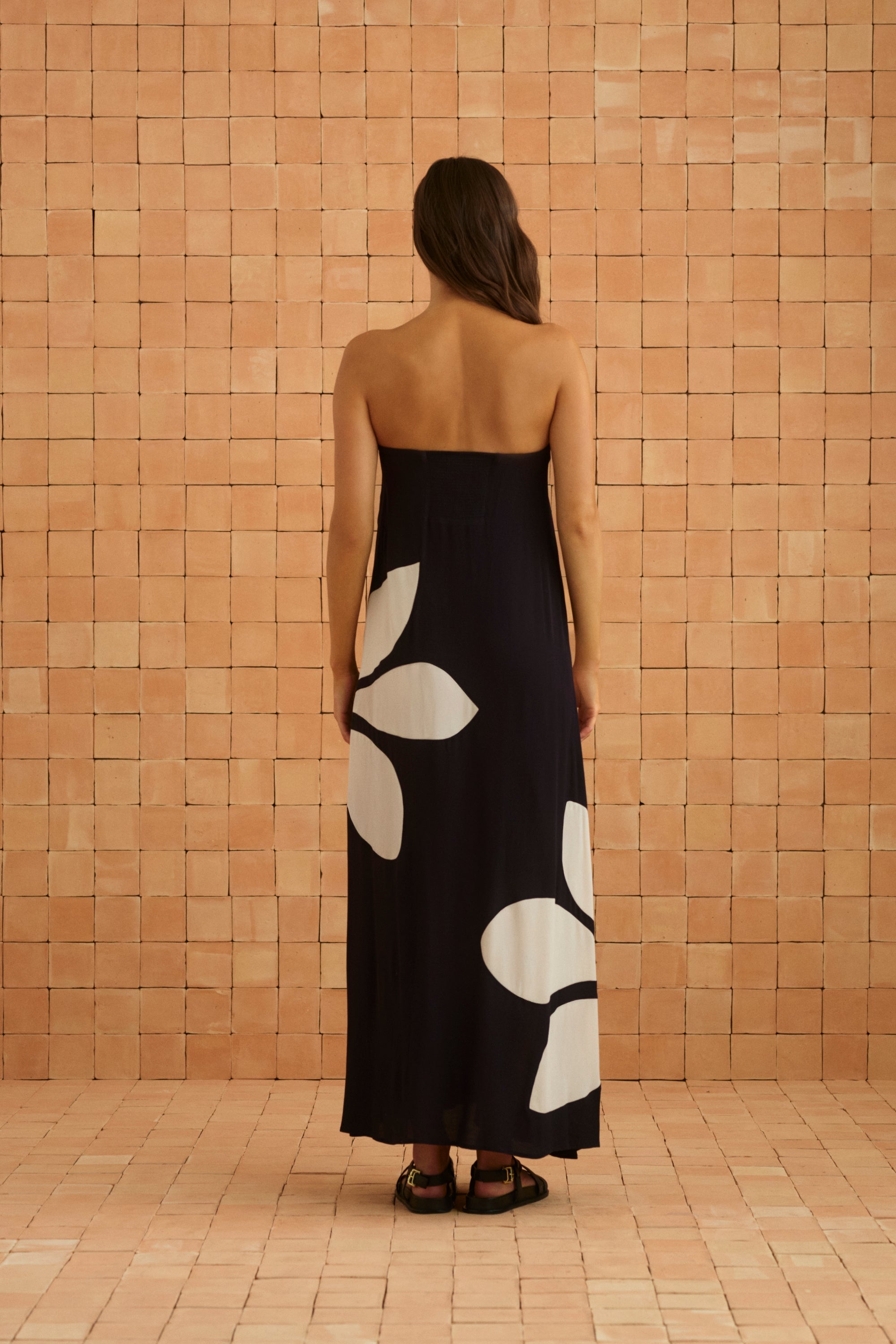Gina Dress In Gazamia Blanco