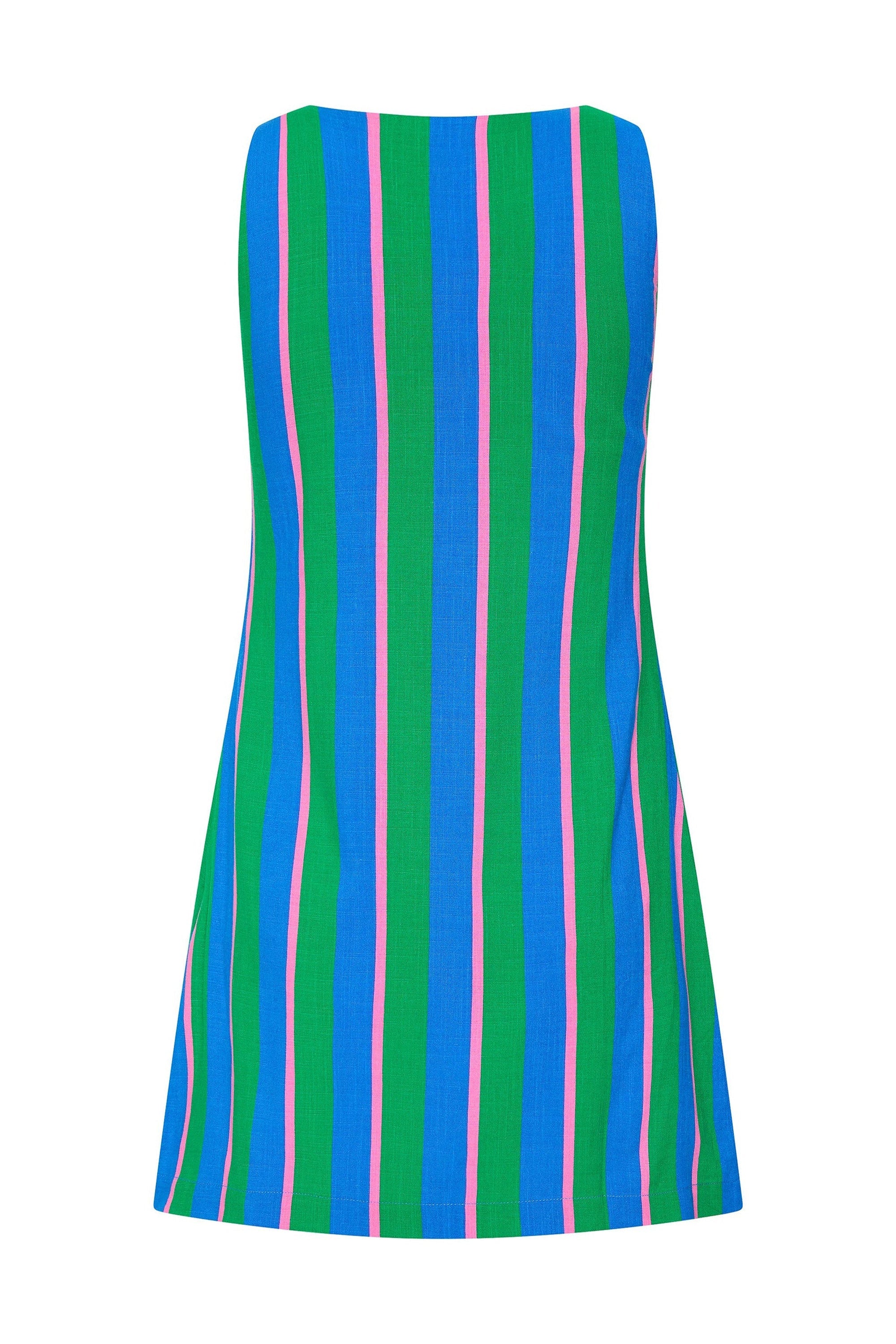 Grace Dress In Peppermint Stripe