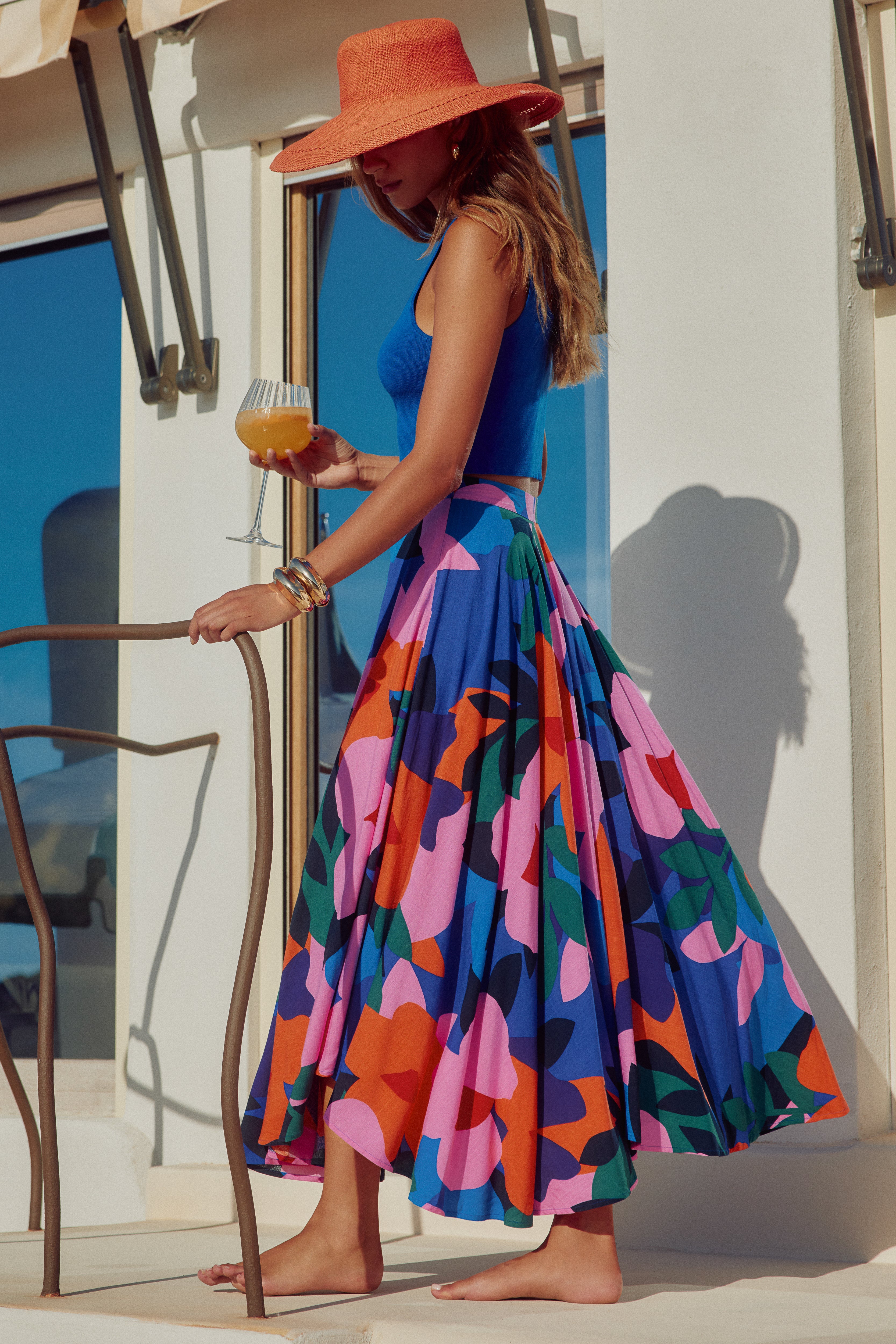 Betty Skirt In Acapulco Blue