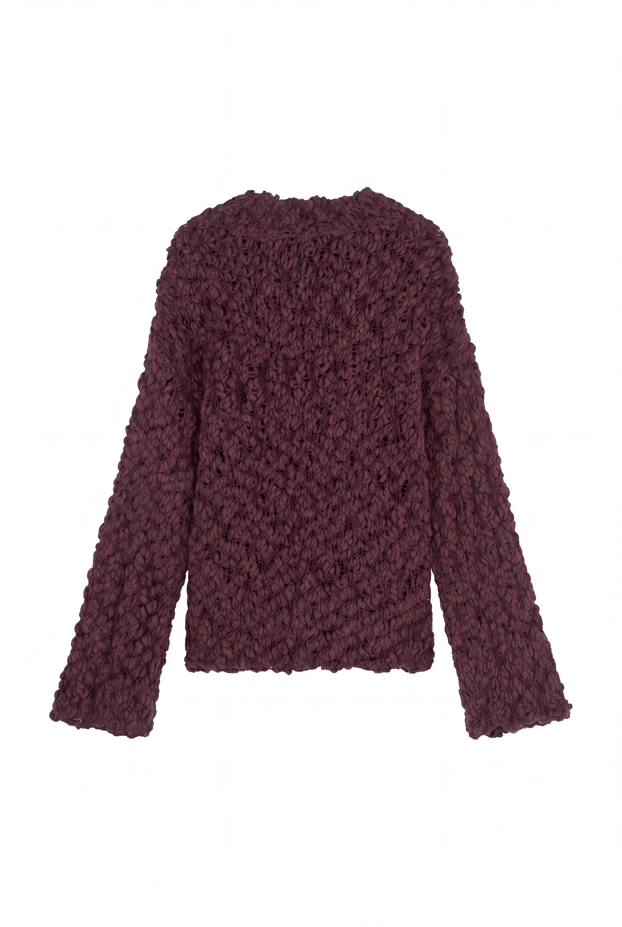 Harper Sweater In Eggplant