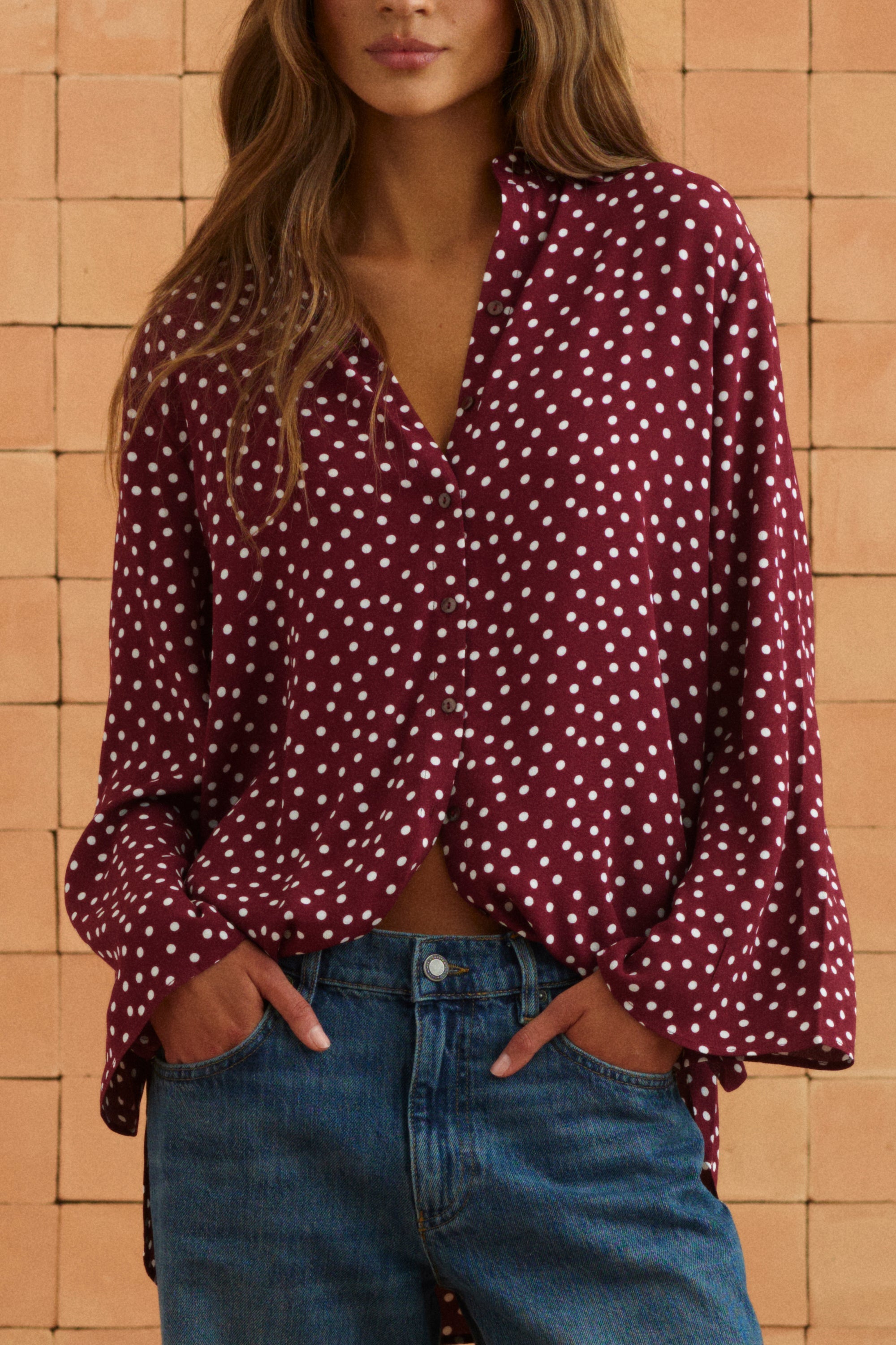 Ingrid Shirt In Dusty