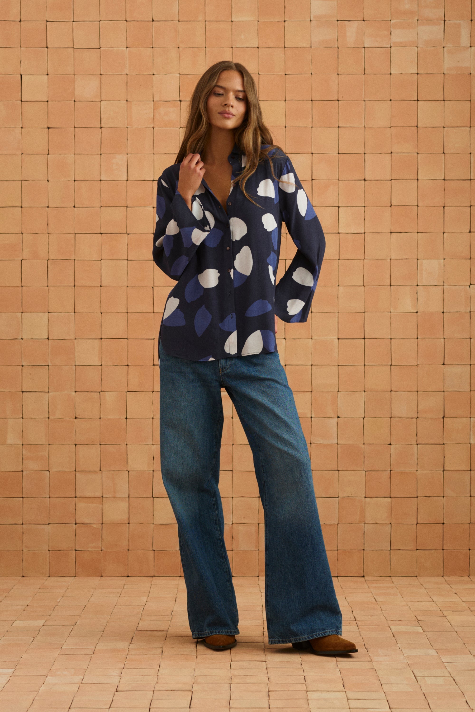 Ingrid Shirt In Nigella