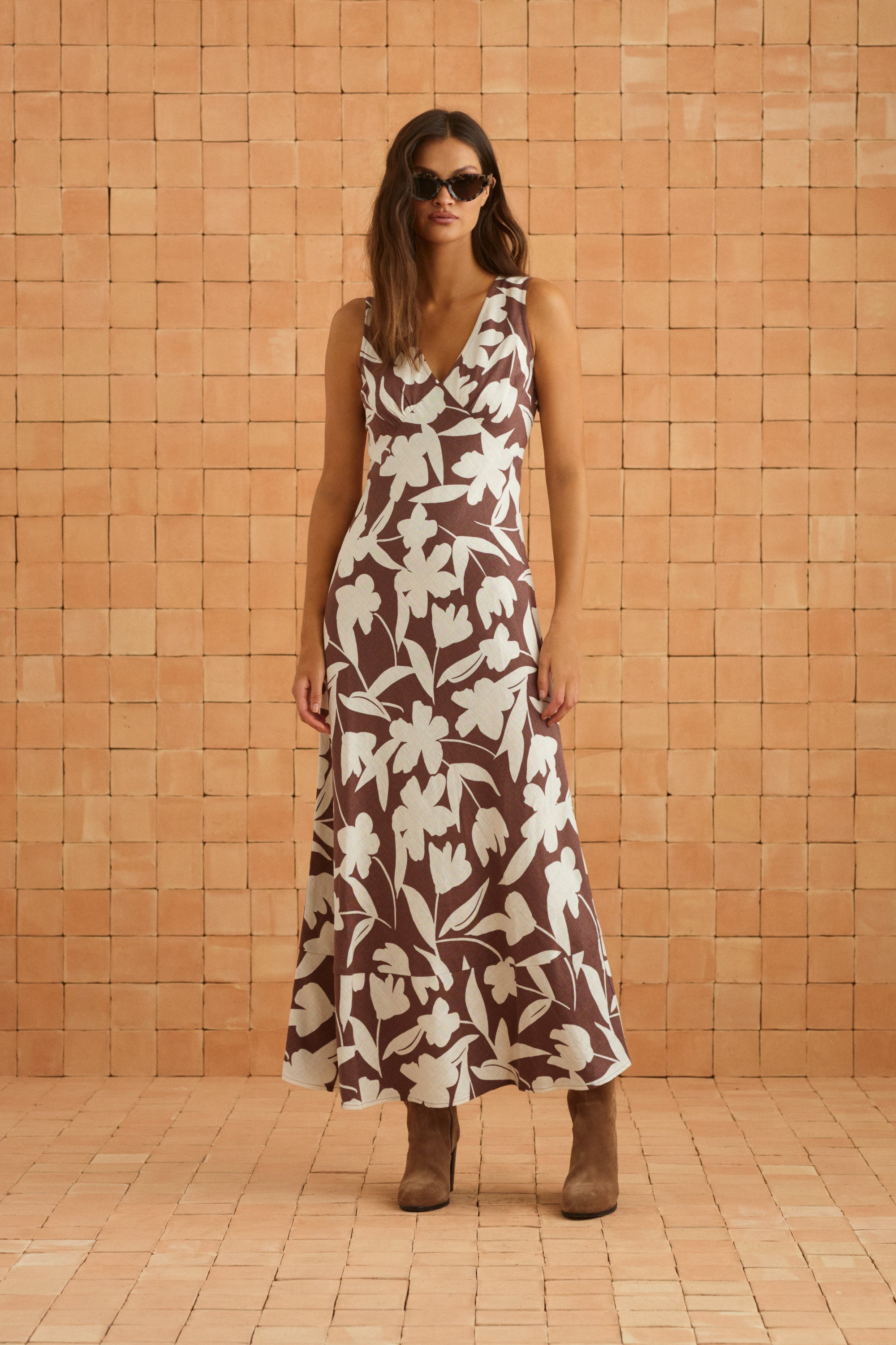 Loren Dress In Alyssum