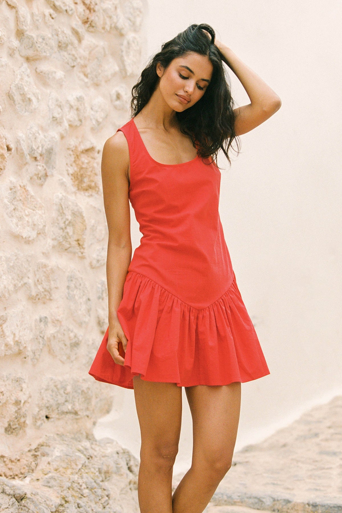 Marmo Dress In Rhubarb