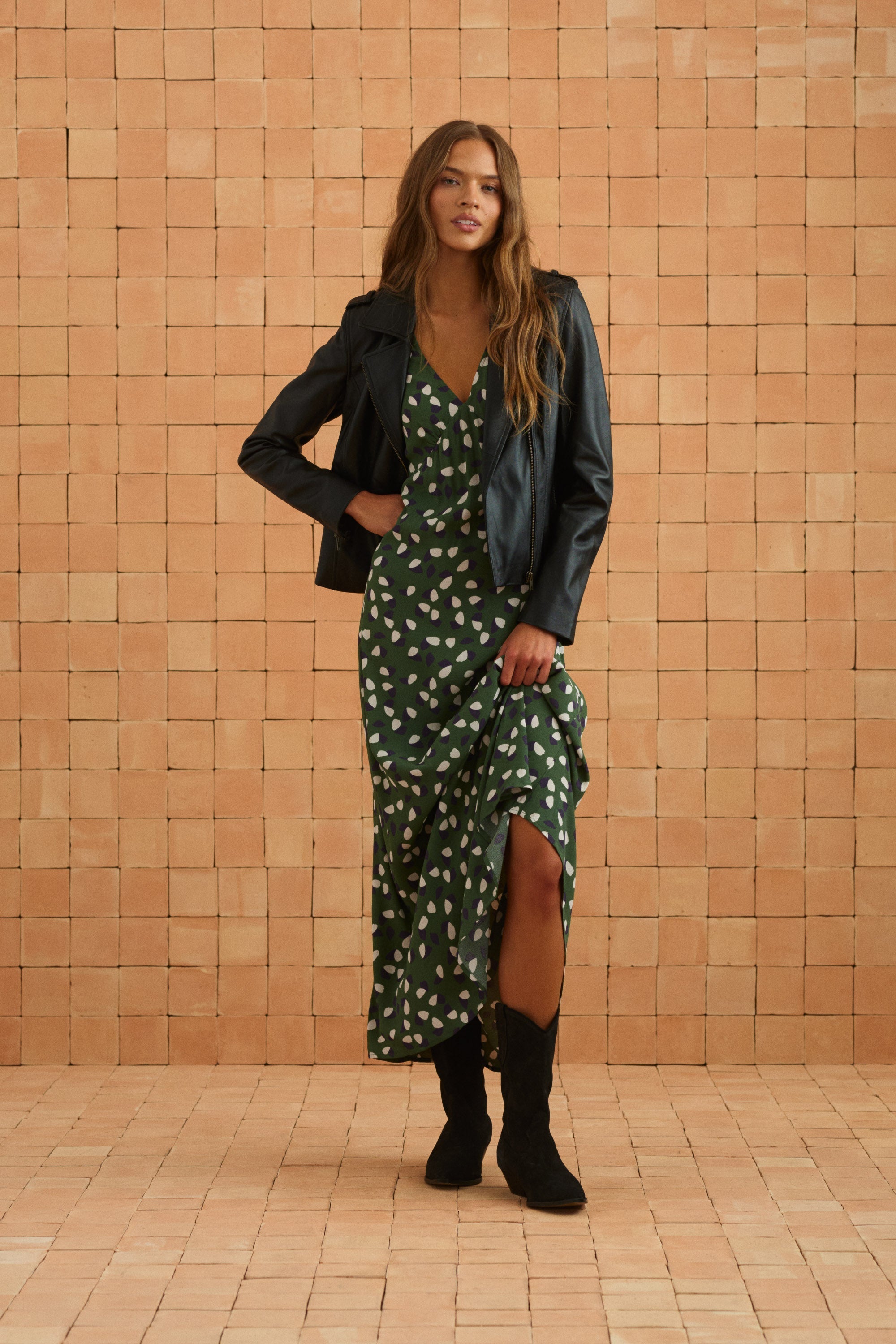 Miller Dress In Verbena