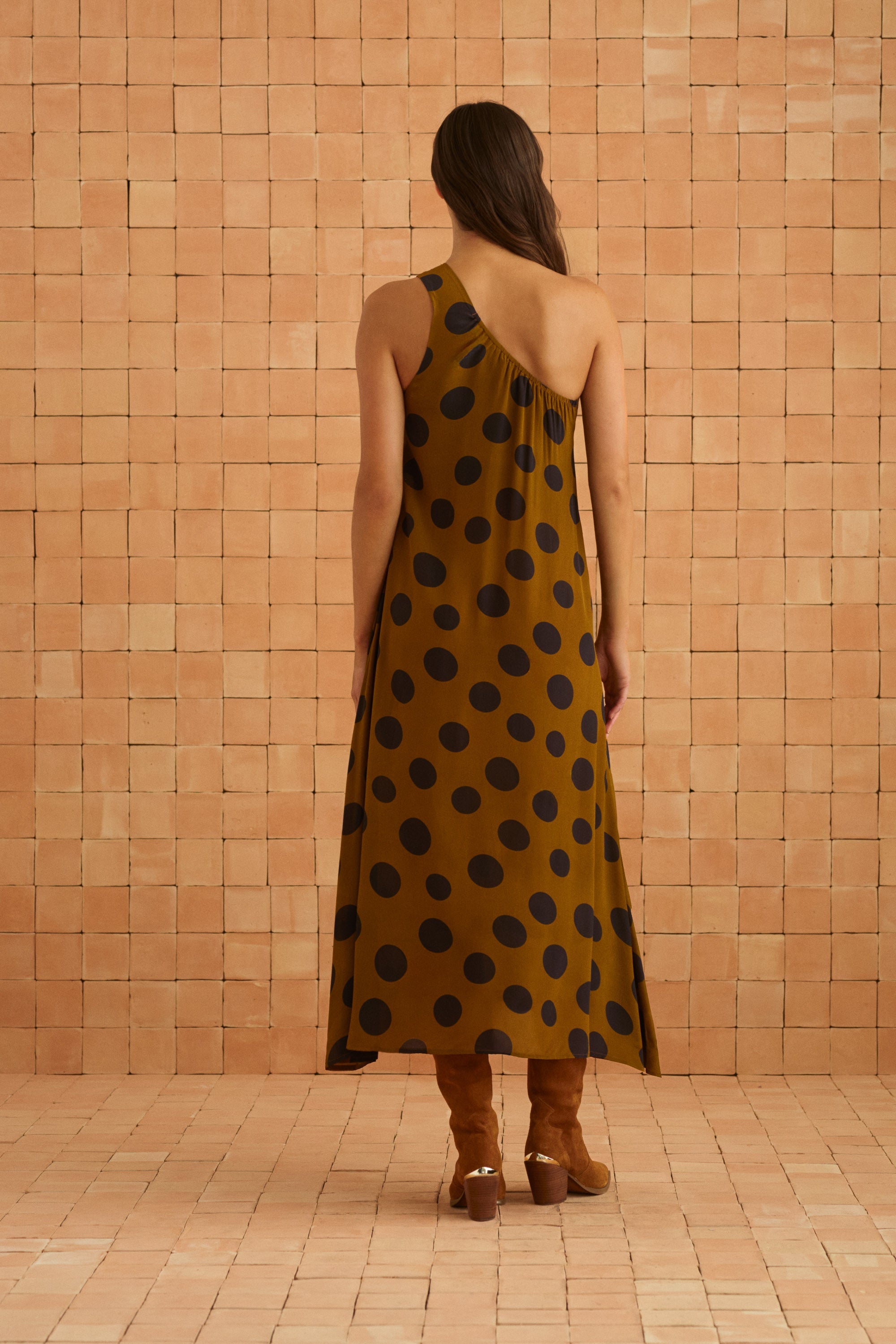 Minka Dress In Ginger Spot