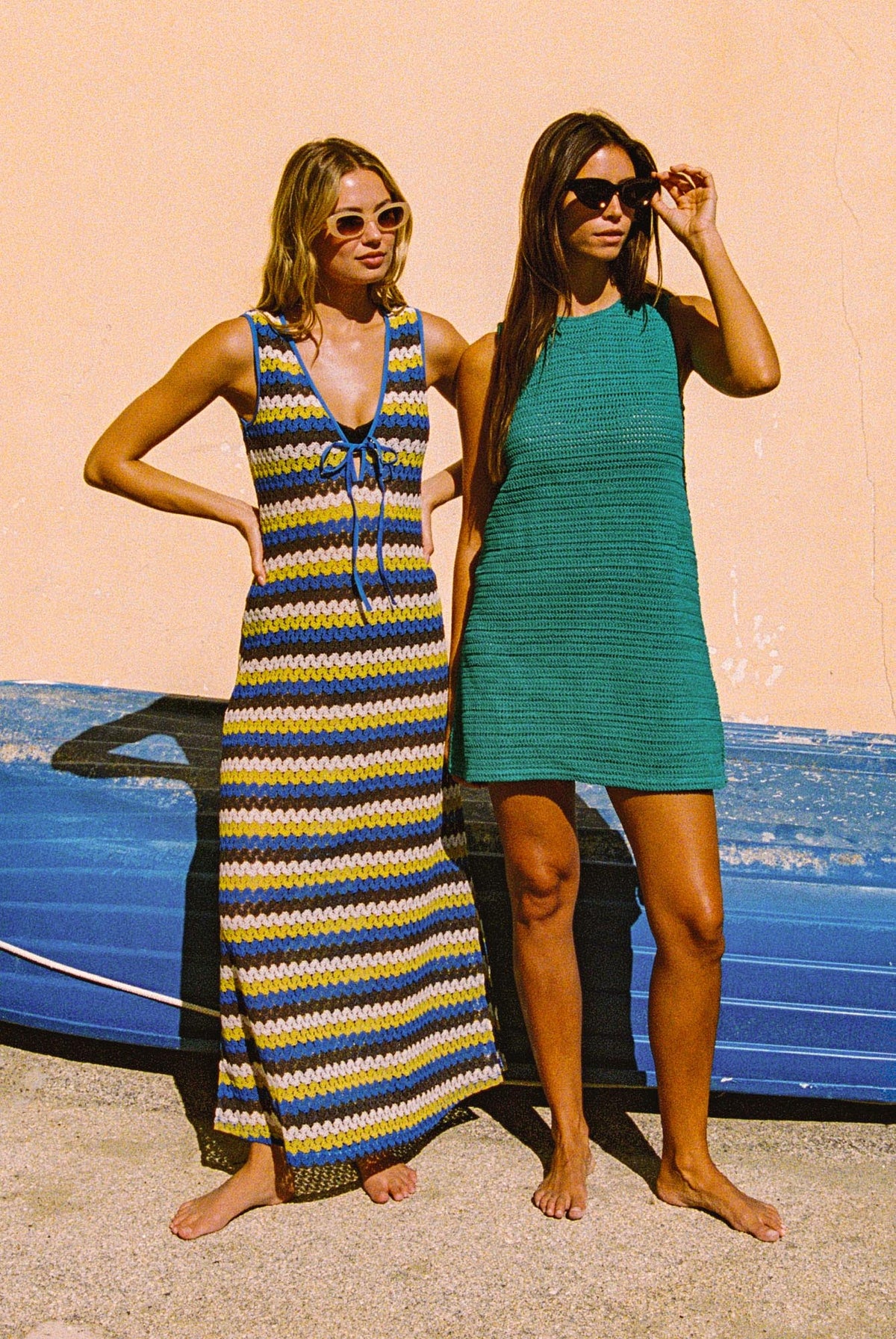 Poolside Mini Dress In Verde