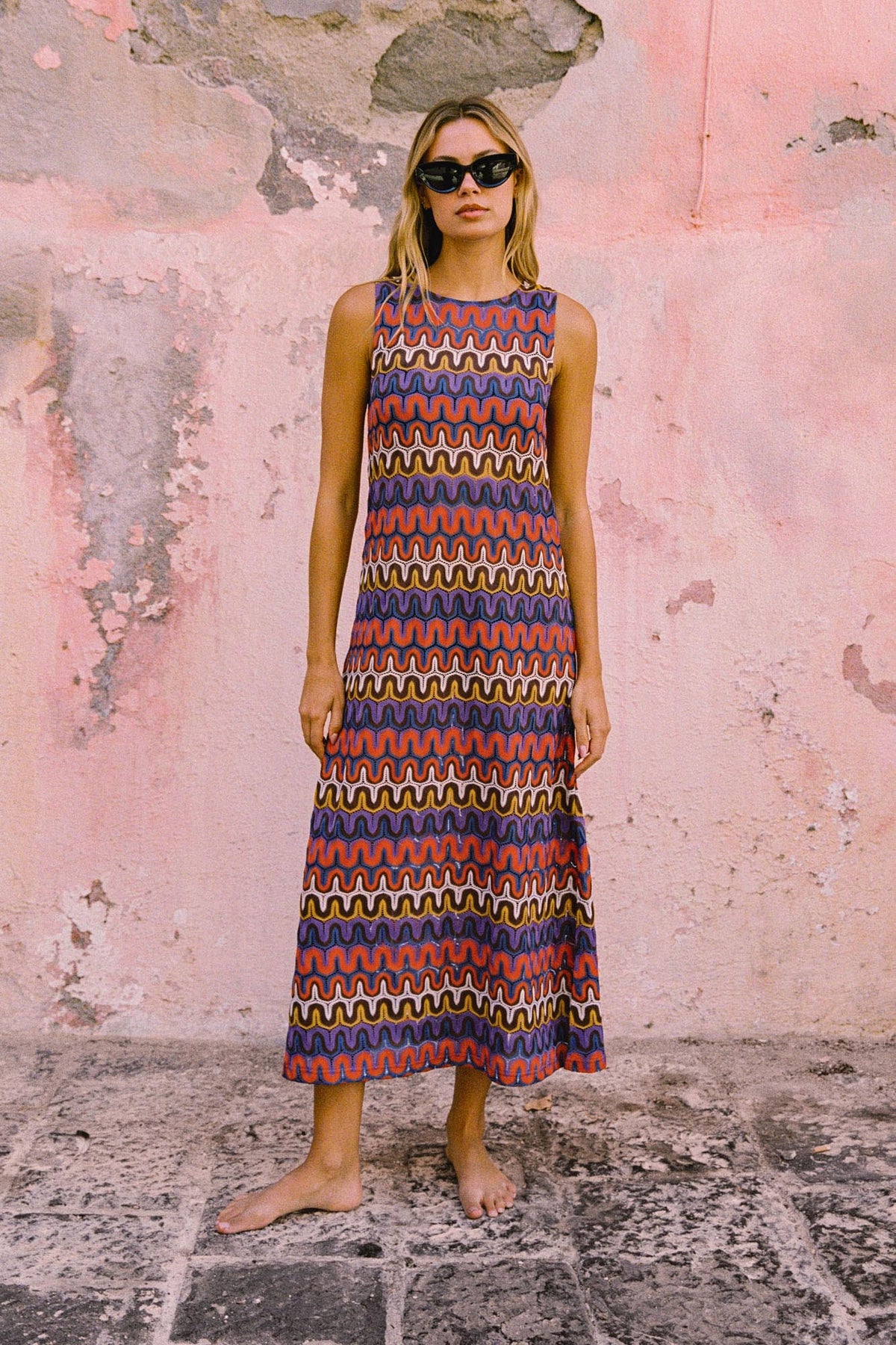 Goldy Dress In Playa