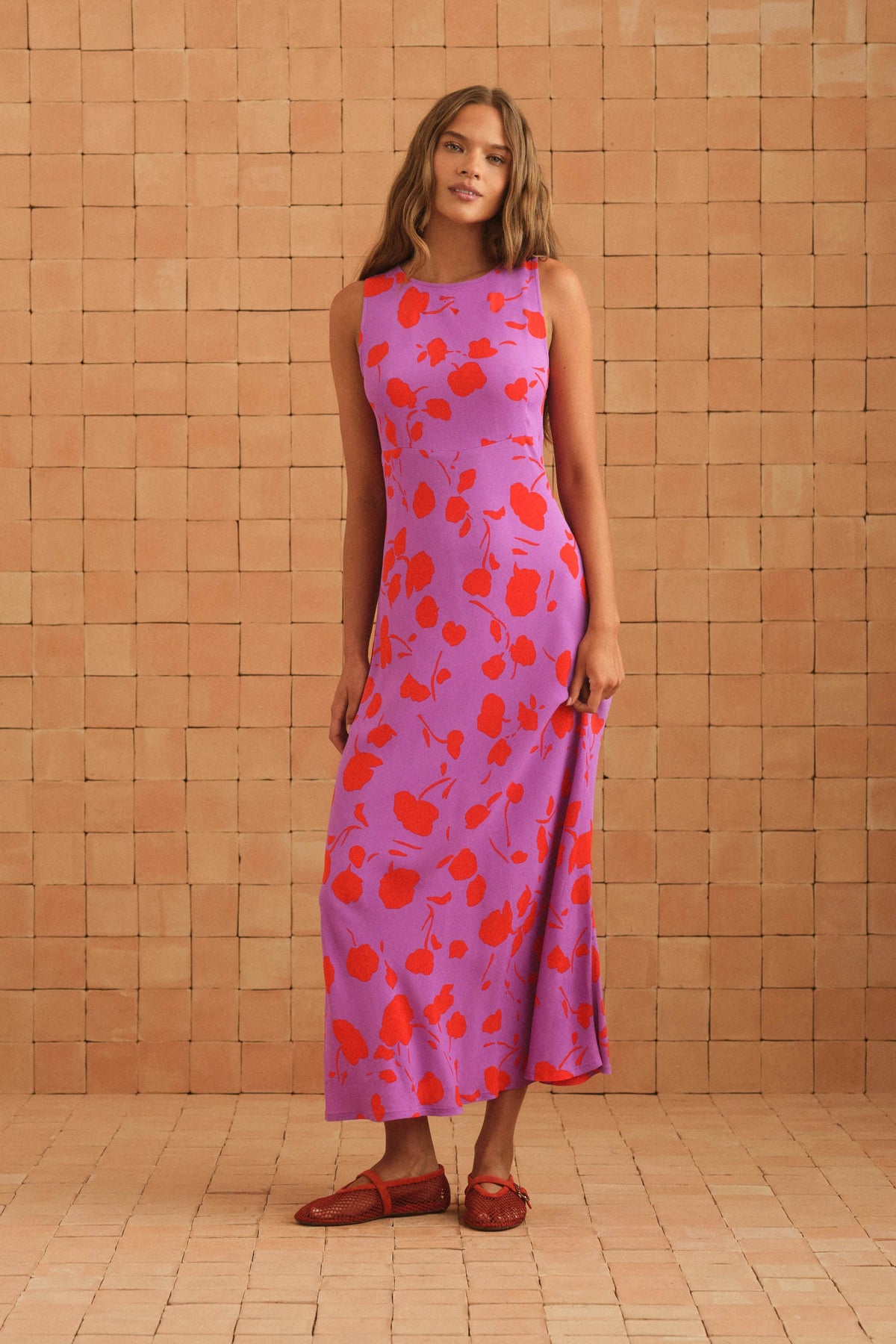 Misty Dress In Fuchsia