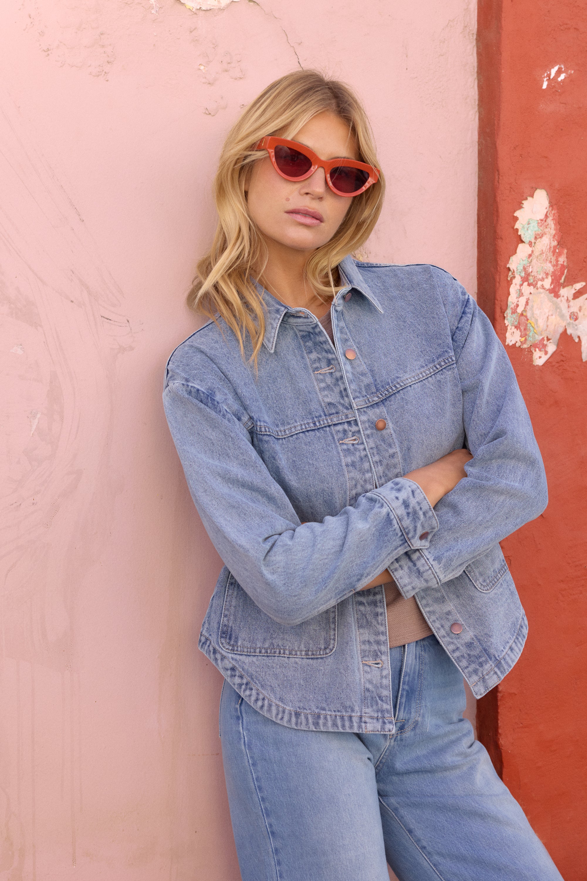 Nikita Jacket In Oasis Blue