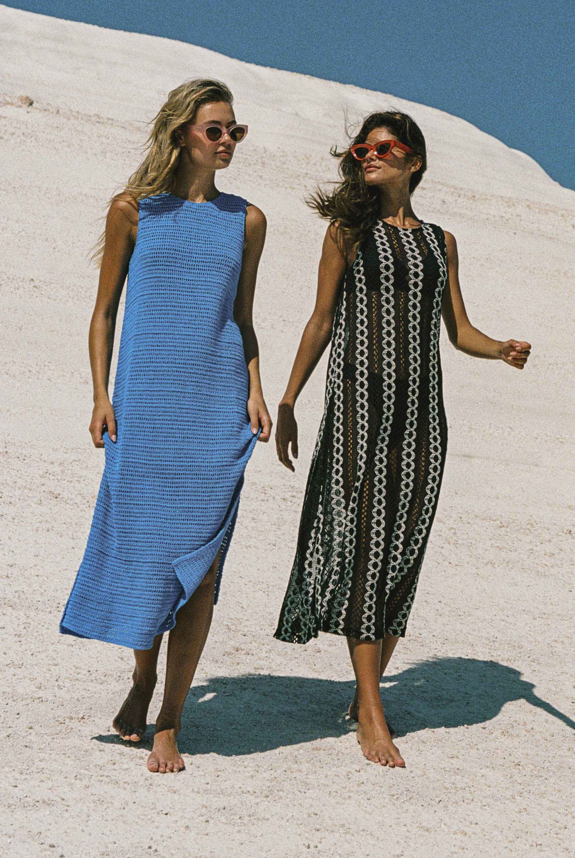 Paloma Dress In Lagoon