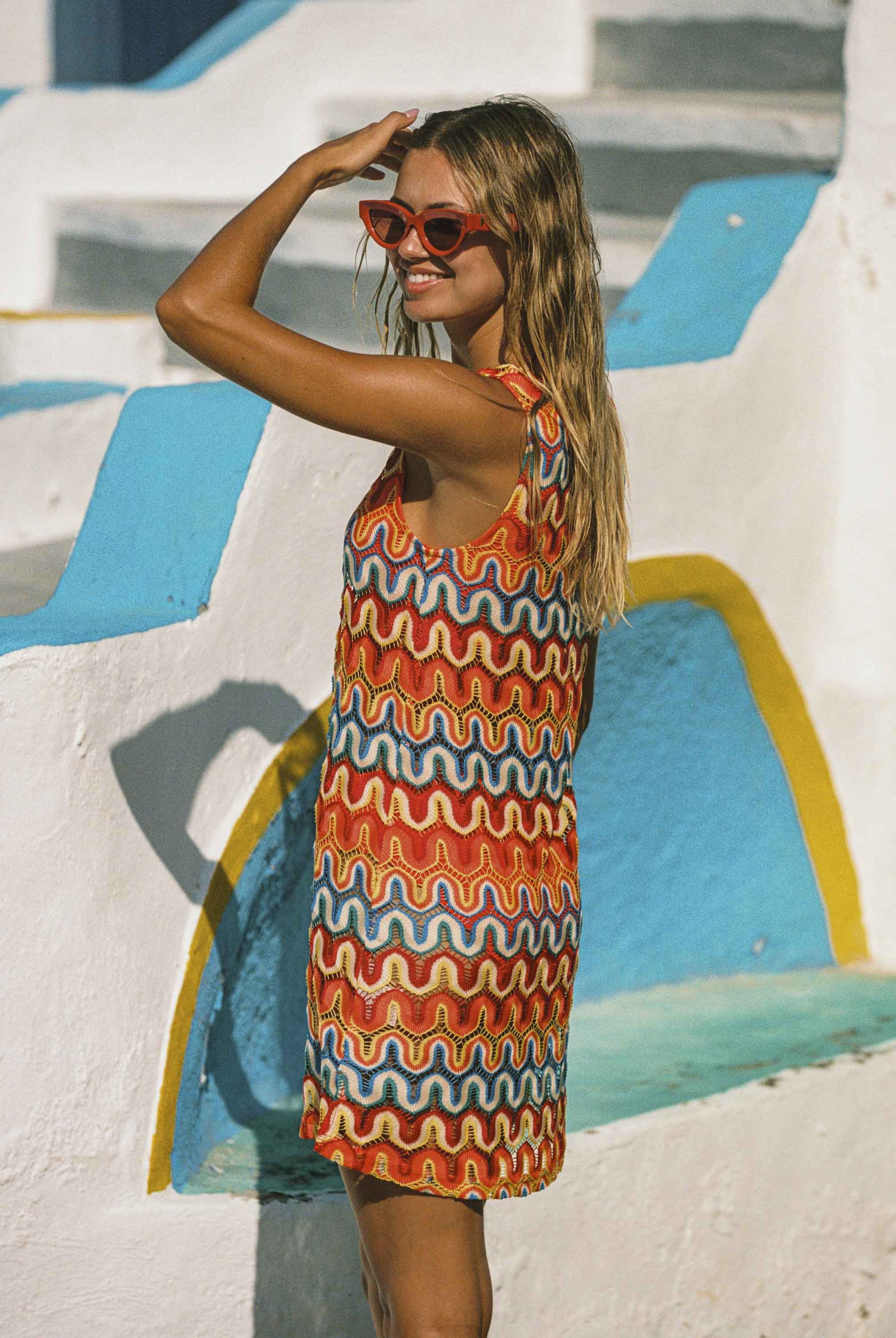 Poolside Mini Dress In Mojito