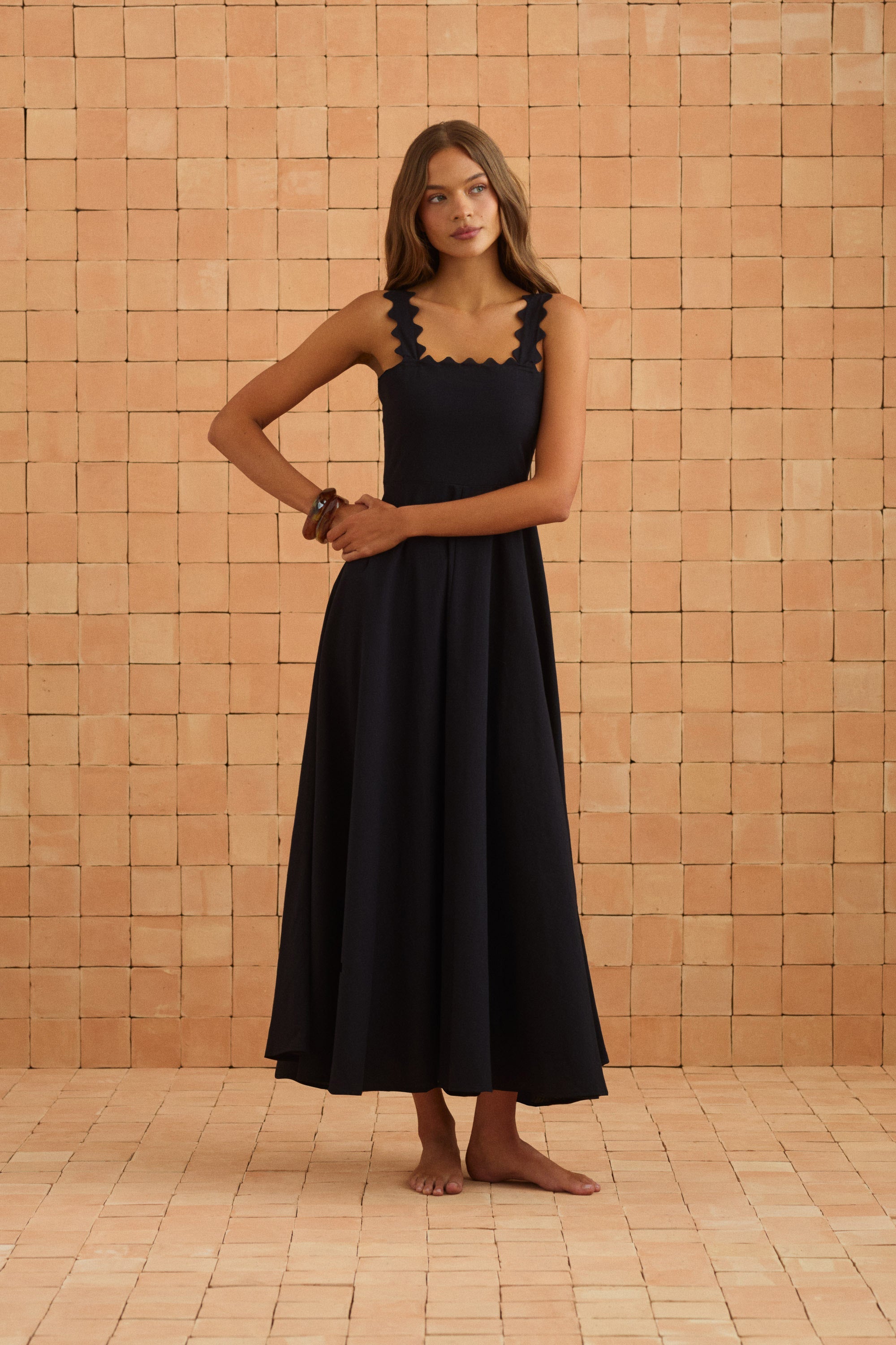 River Dress In Black