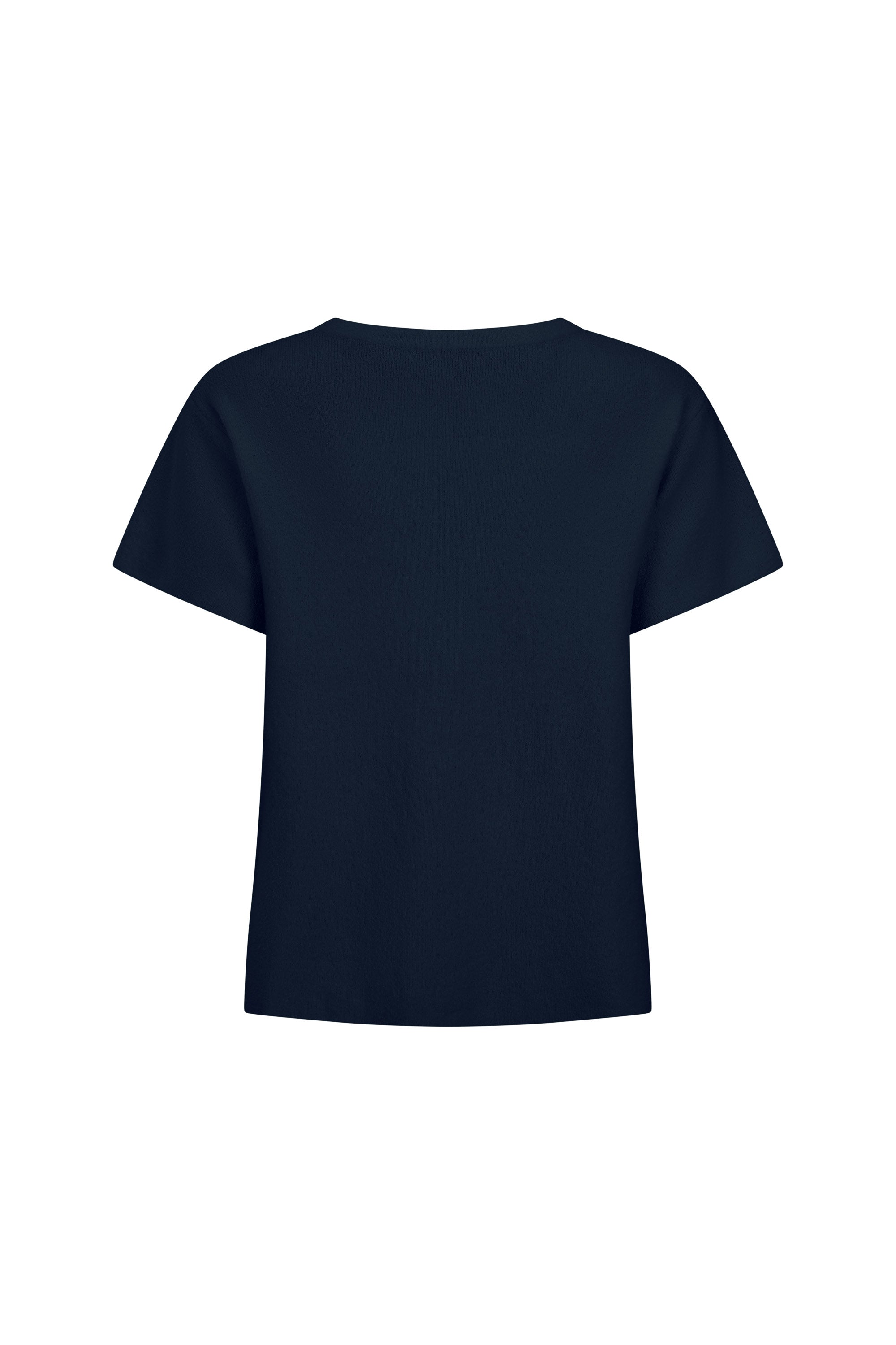 Sage Knit Tee In Navy