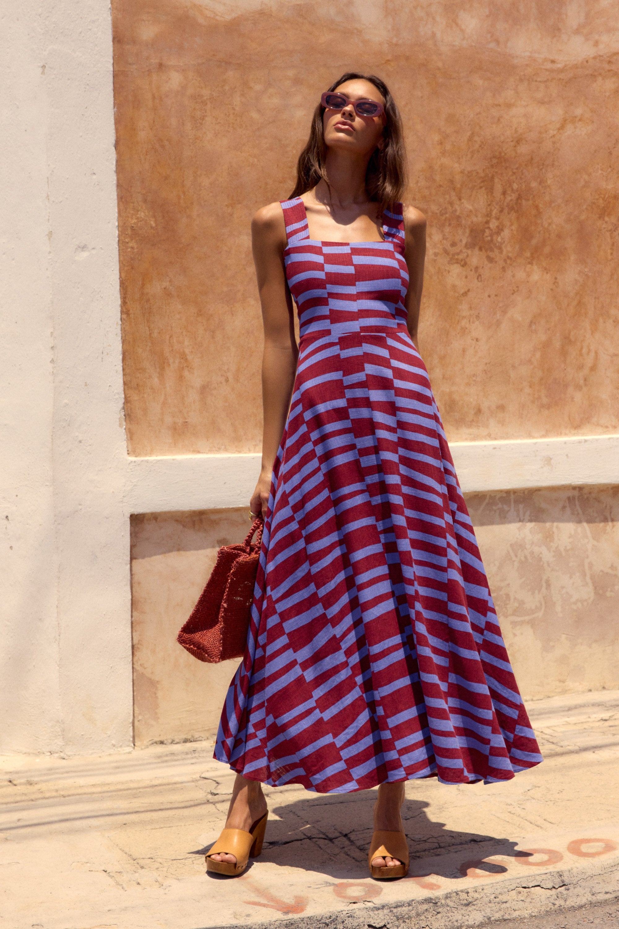 Scarlett Dress In Sea Holly