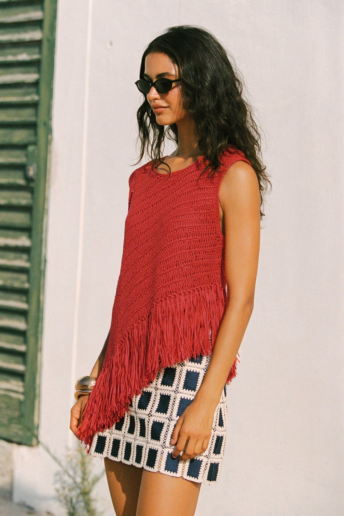 Sisi Top In Rosso