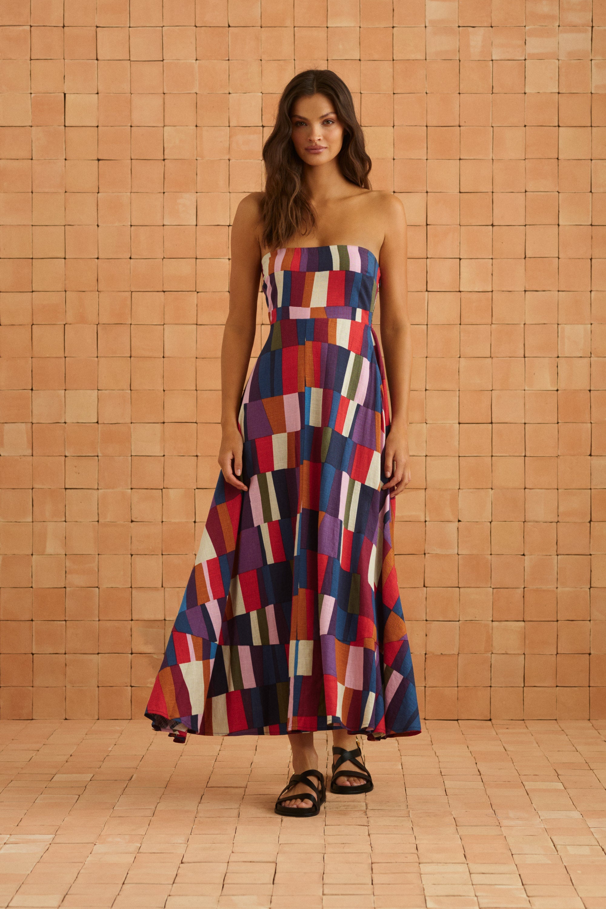 Solana Dress In Forget Me Not