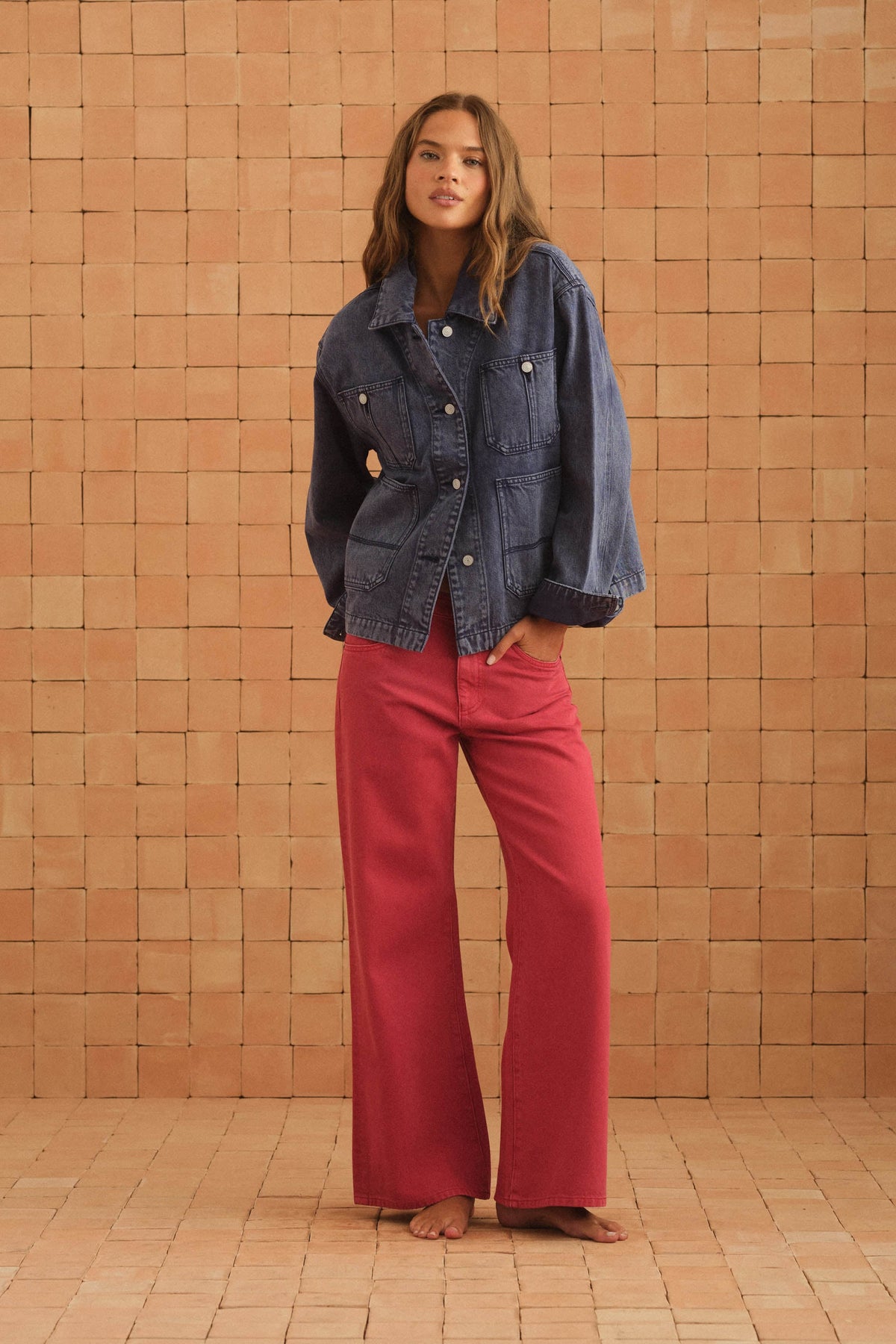 Suni Jacket In Indigo Denim