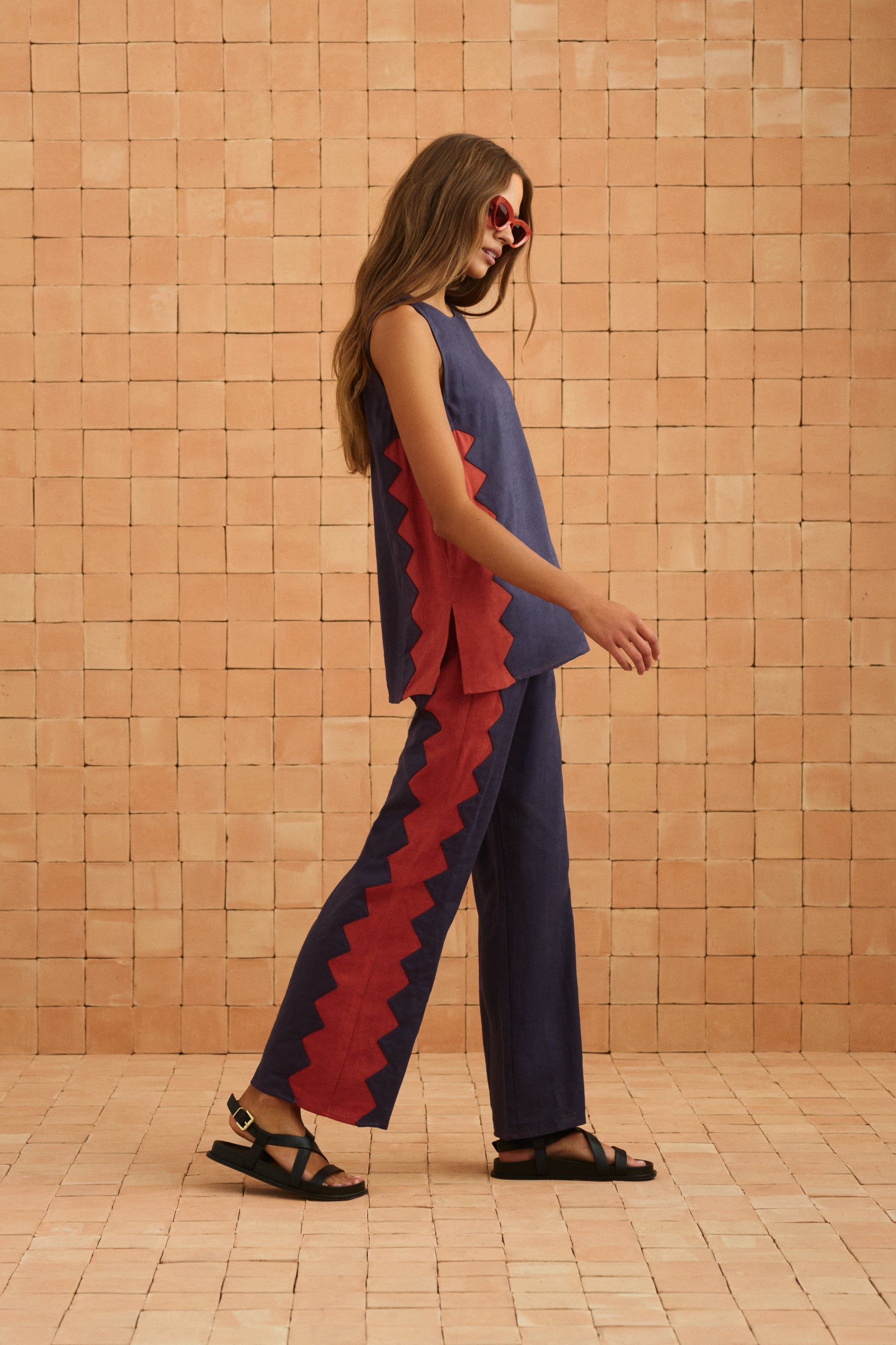 Mia Pants In Foxglove