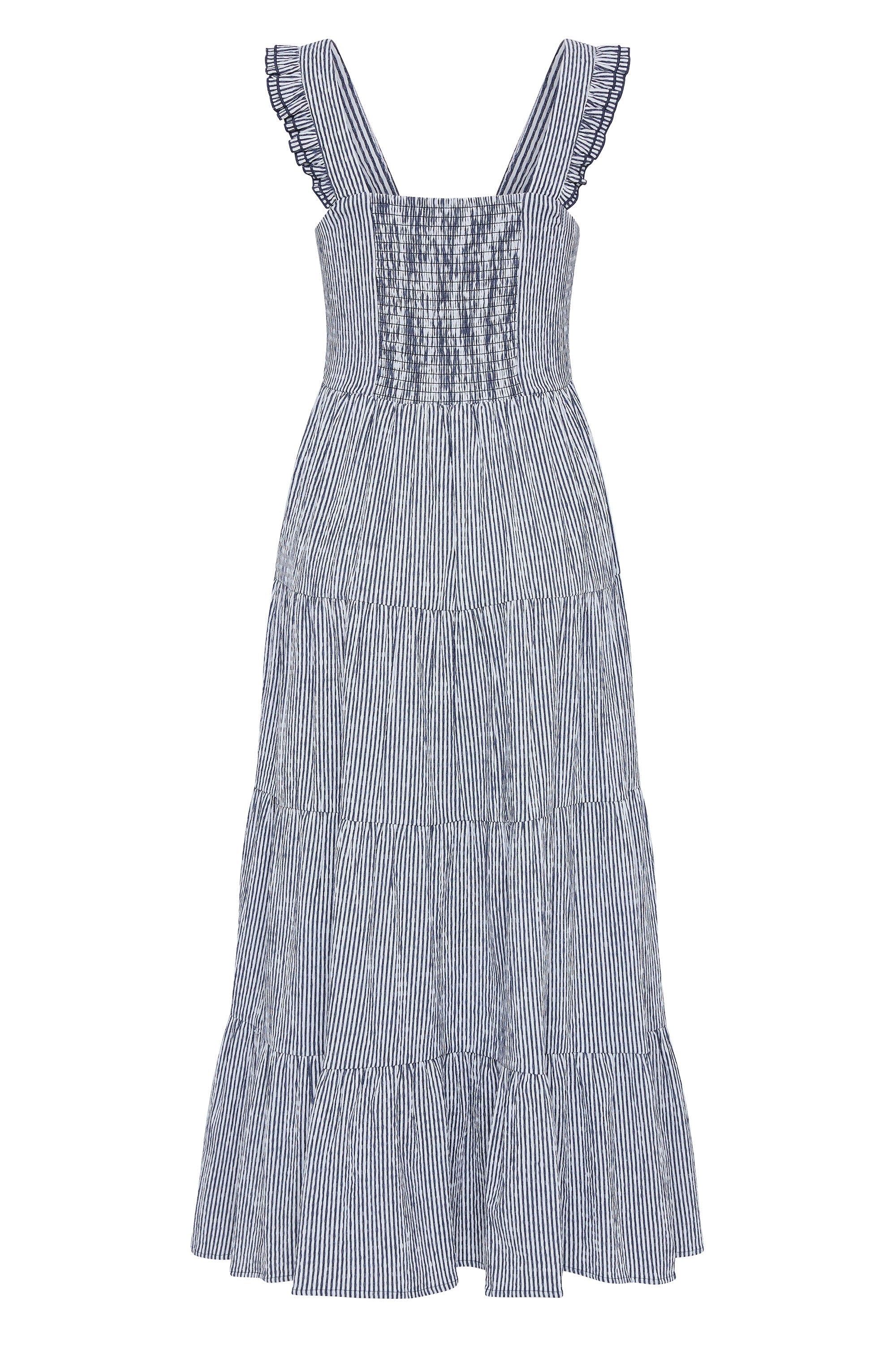 Tia Dress In Amalfi Stripe