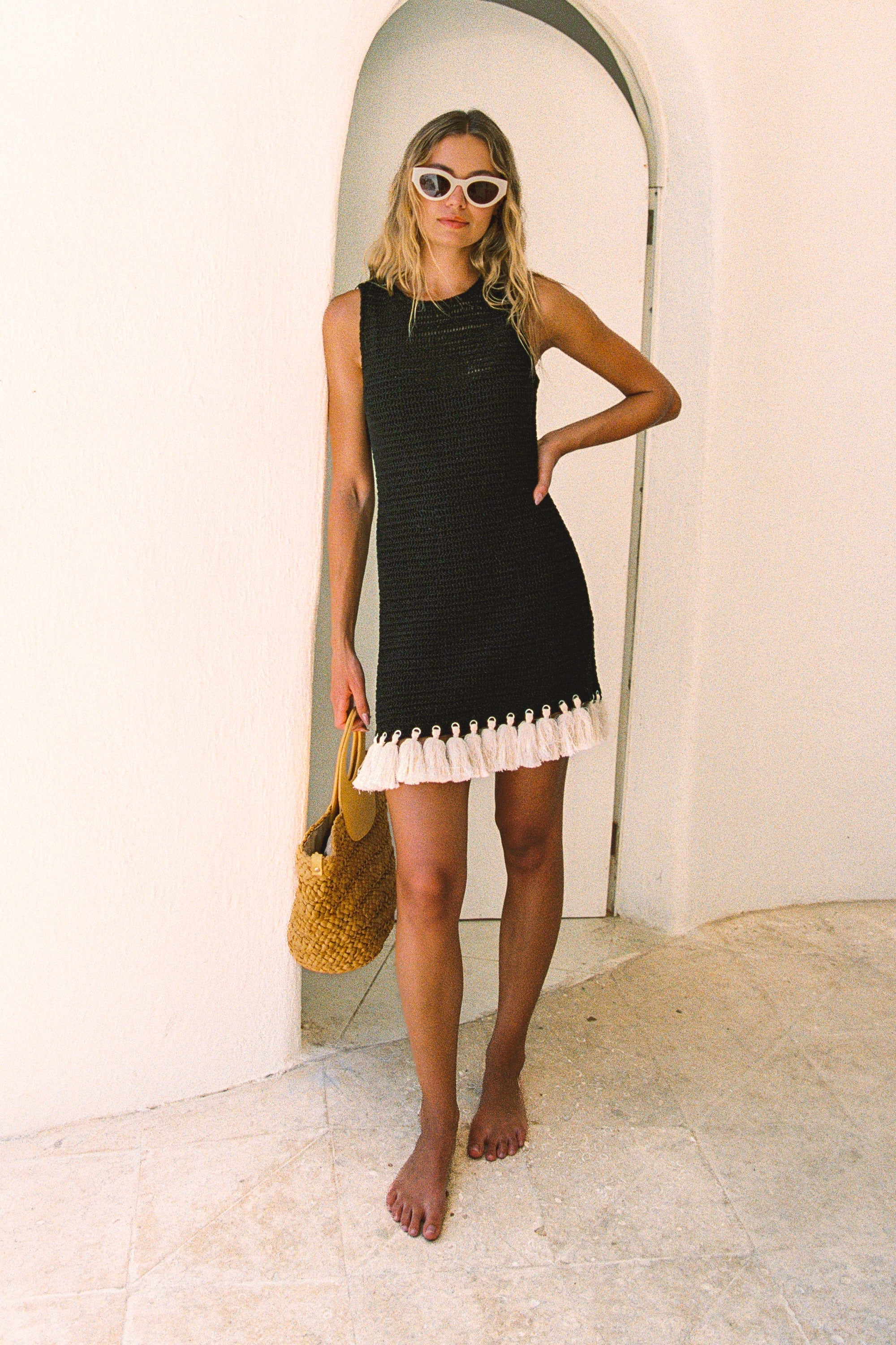 Vinnie Mini Dress In Black