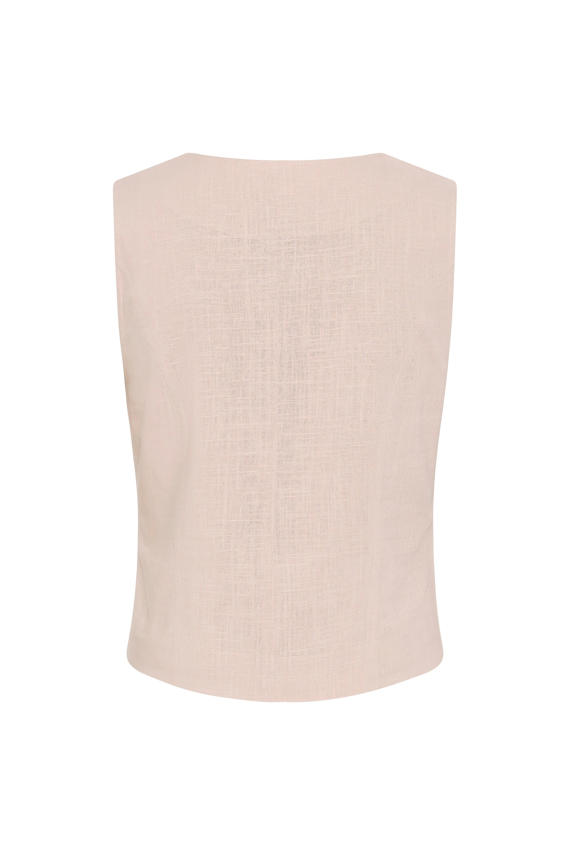 Albi Vest In Ecru
