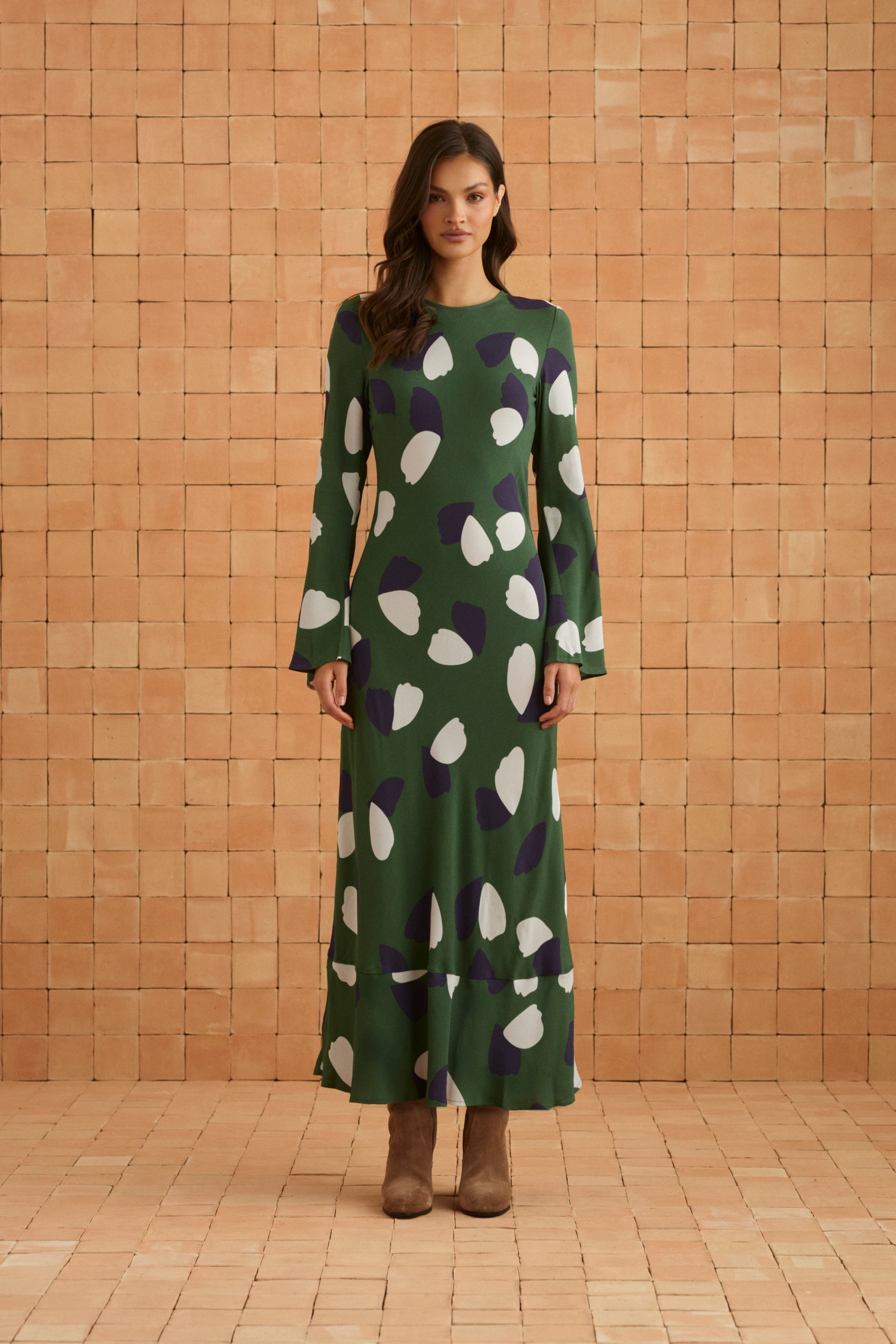 Anouk Dress In Verbena