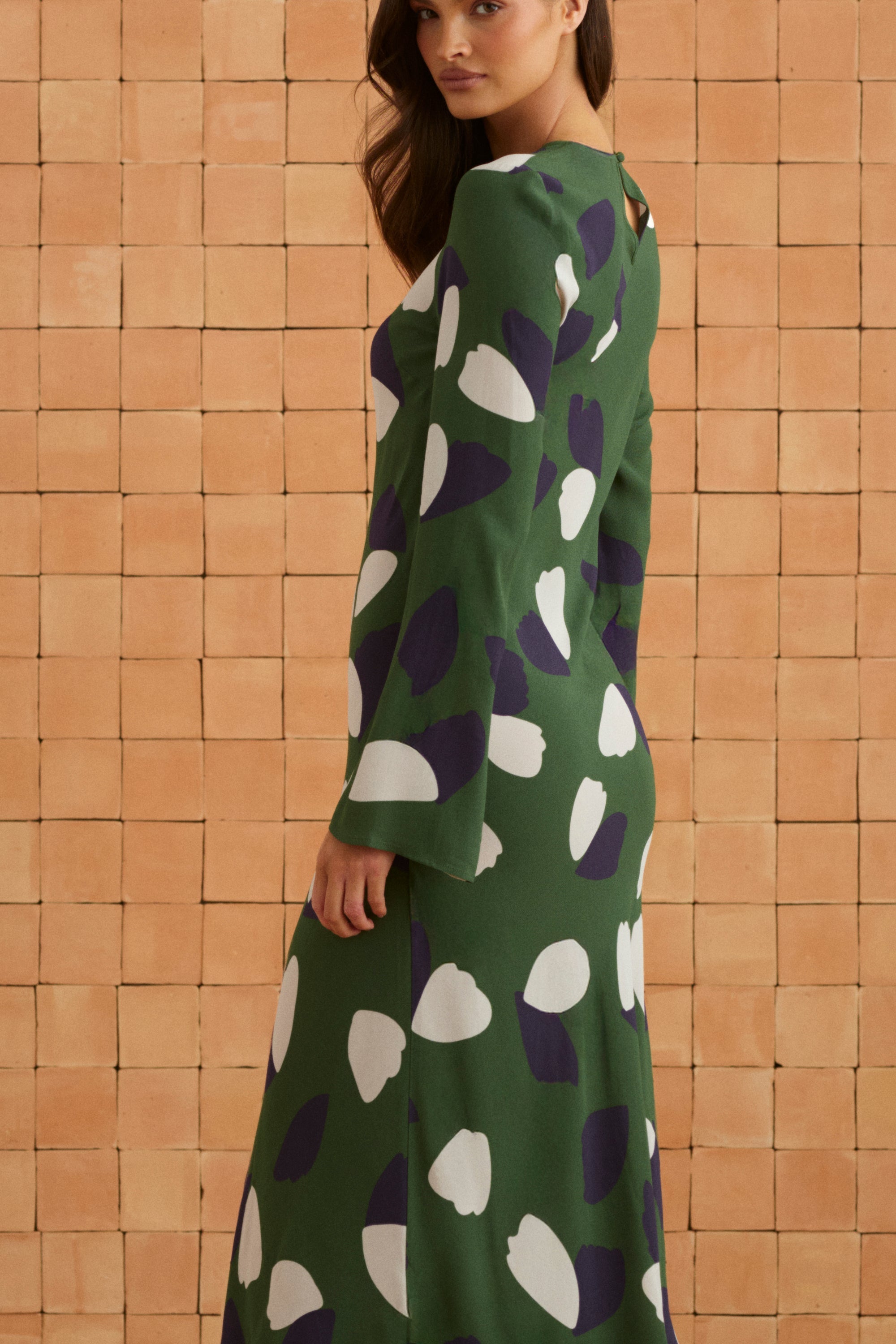 Anouk Dress In Verbena